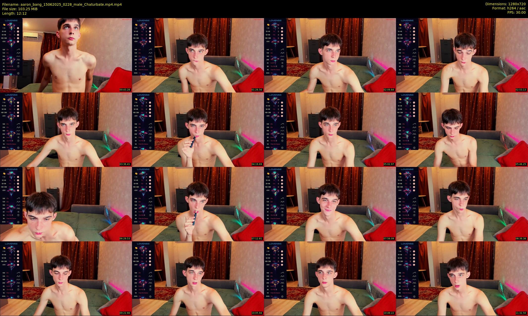 aaron_bang — 13 minute Chaturbate male cam show recording, 720p, Jun 15, 2025