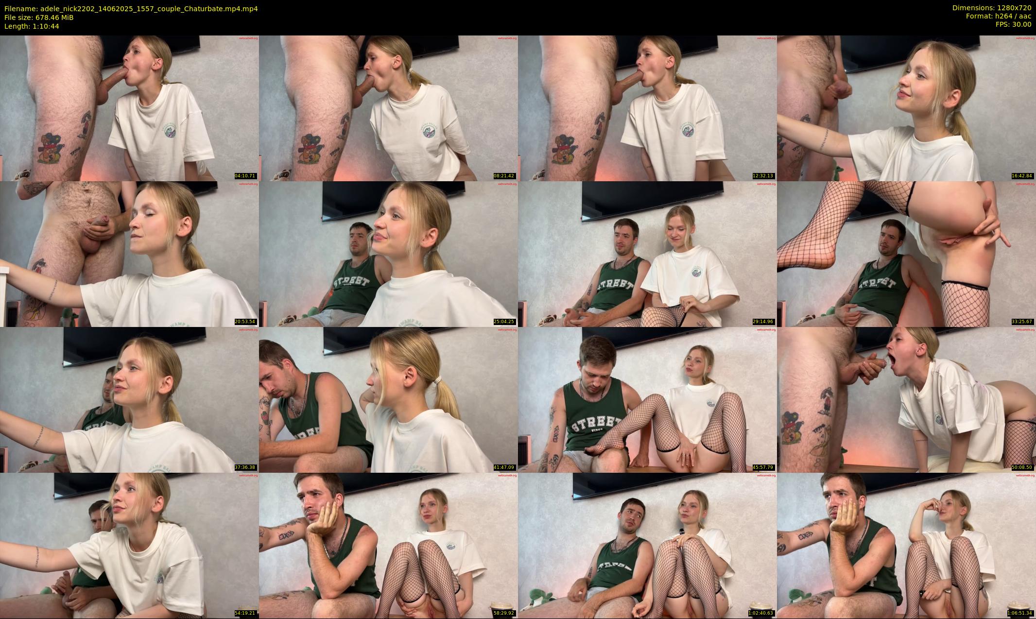 adele_nick2202 — 71 minute Chaturbate couple cam show recording, 720p, Jun 14, 2025