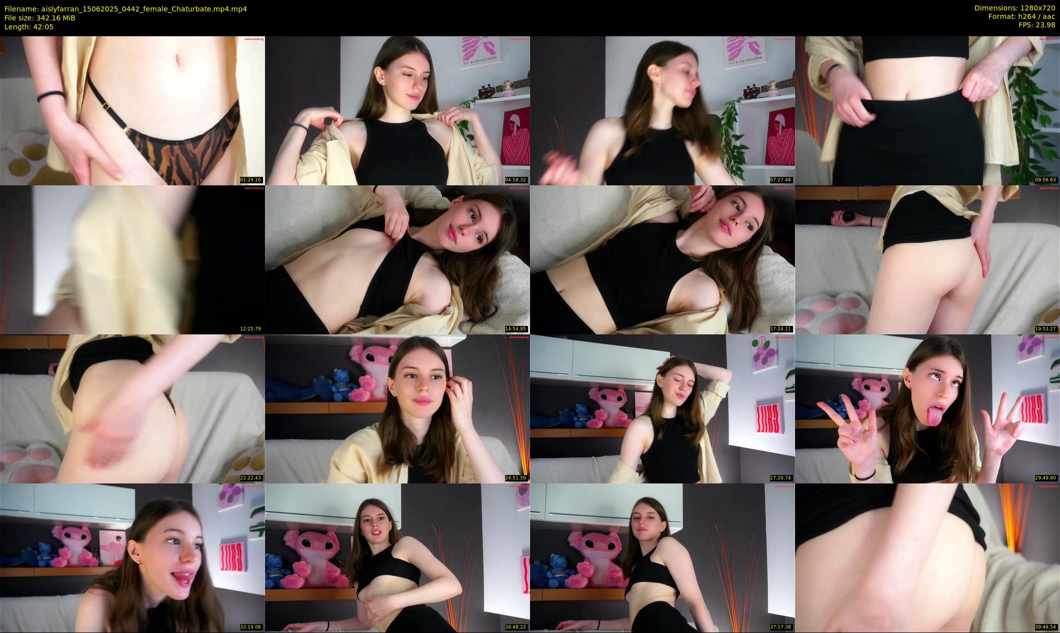 aislyfarran — 43 minute Chaturbate female cam show recording, 720p, Jun 15, 2025