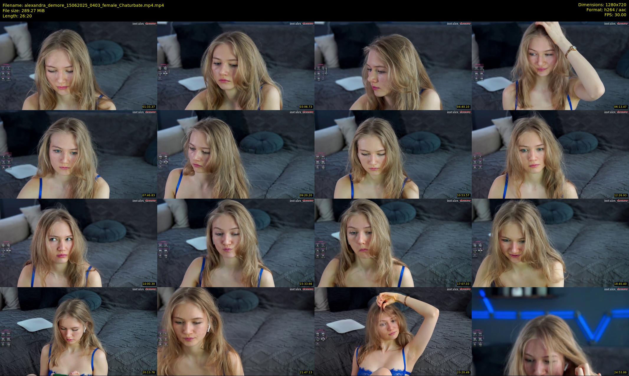 alexandra_demore — 27 minute Chaturbate female cam show recording, 720p, Jun 15, 2025