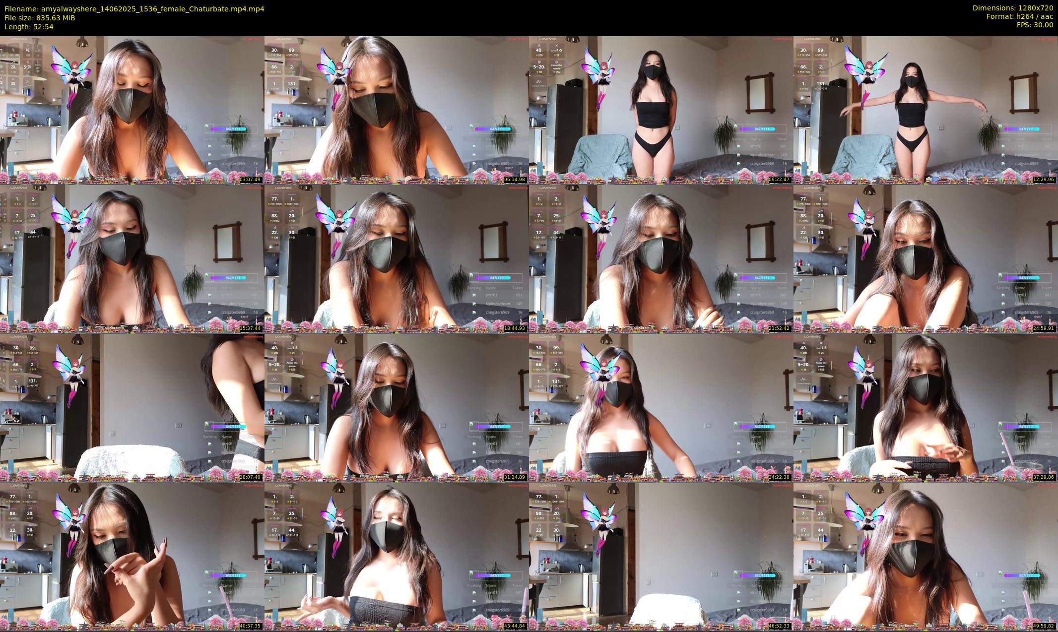 amyalwayshere — 53 minute Chaturbate female cam show recording, 720p, Jun 14, 2025
