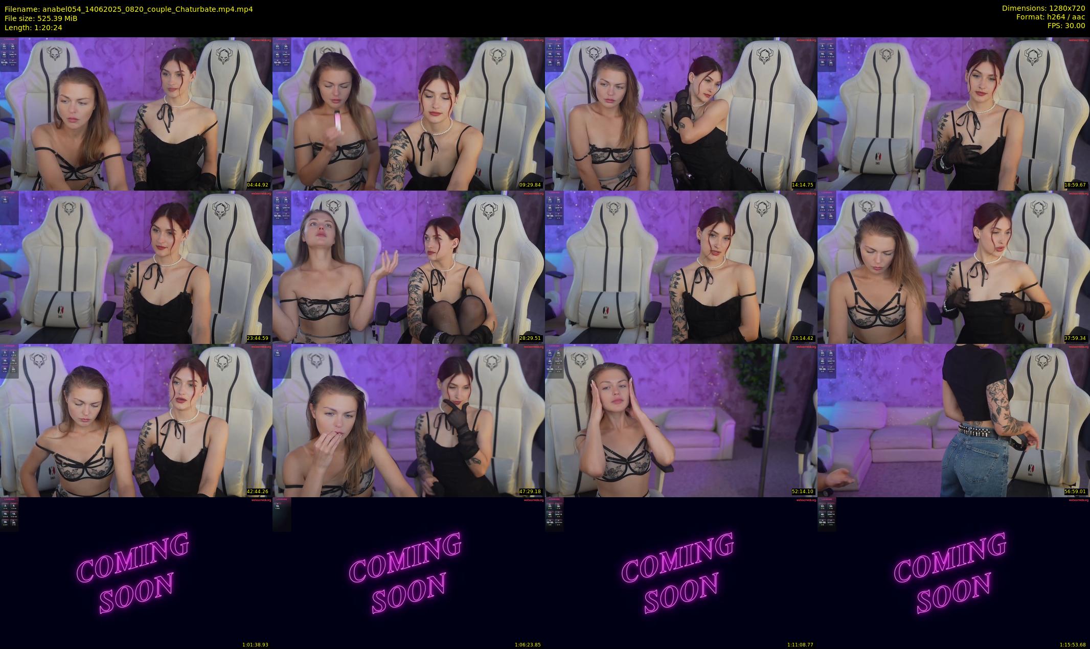 anabel054 — 81 minute Chaturbate female cam show recording, 720p, Jun 14, 2025