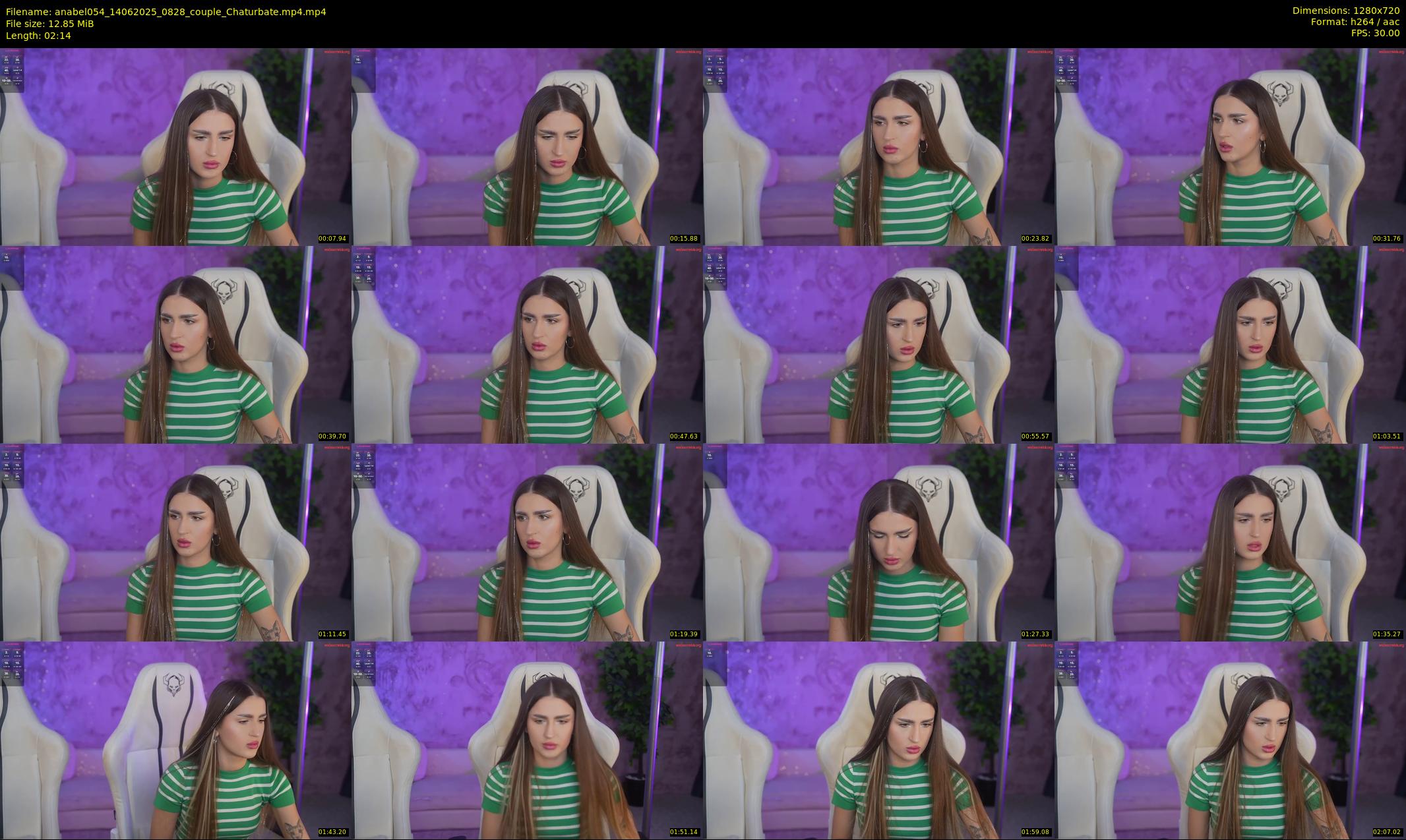 anabel054 — 3 minute Chaturbate female cam show recording, 720p, Jun 14, 2025