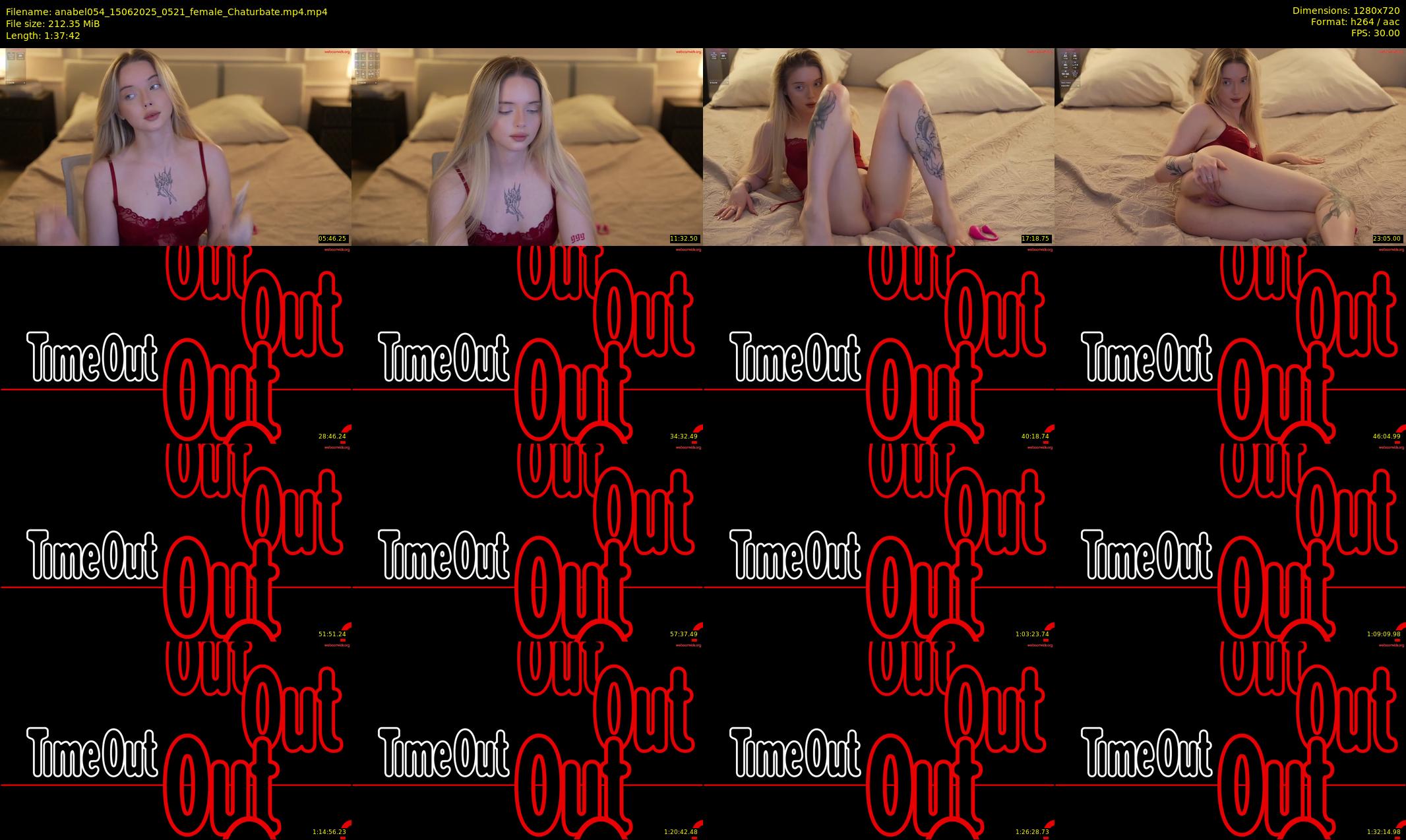 anabel054 — 98 minute Chaturbate female cam show recording, 720p, Jun 15, 2025