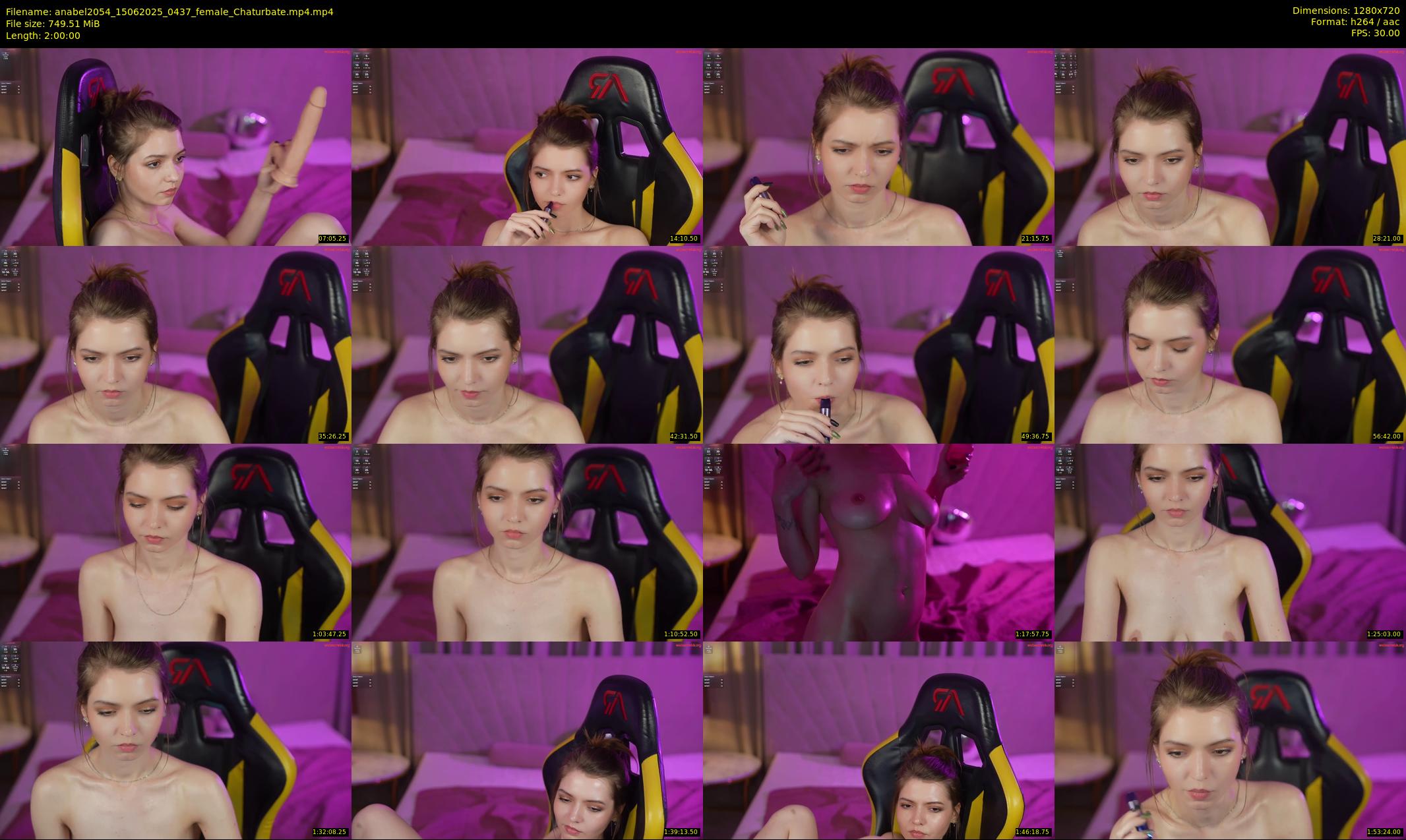 anabel2054 — 120 minute Chaturbate female cam show recording, 720p, Jun 15, 2025