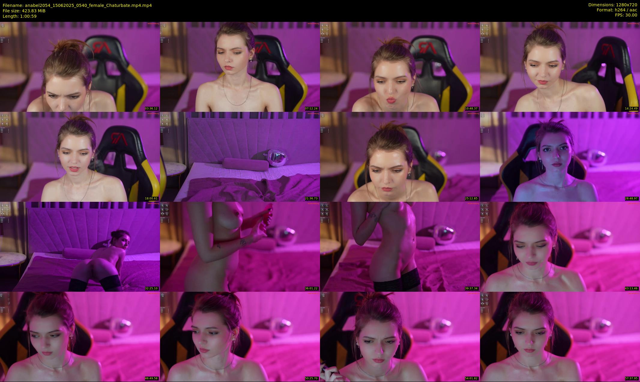 anabel2054 — 61 minute Chaturbate female cam show recording, 720p, Jun 15, 2025