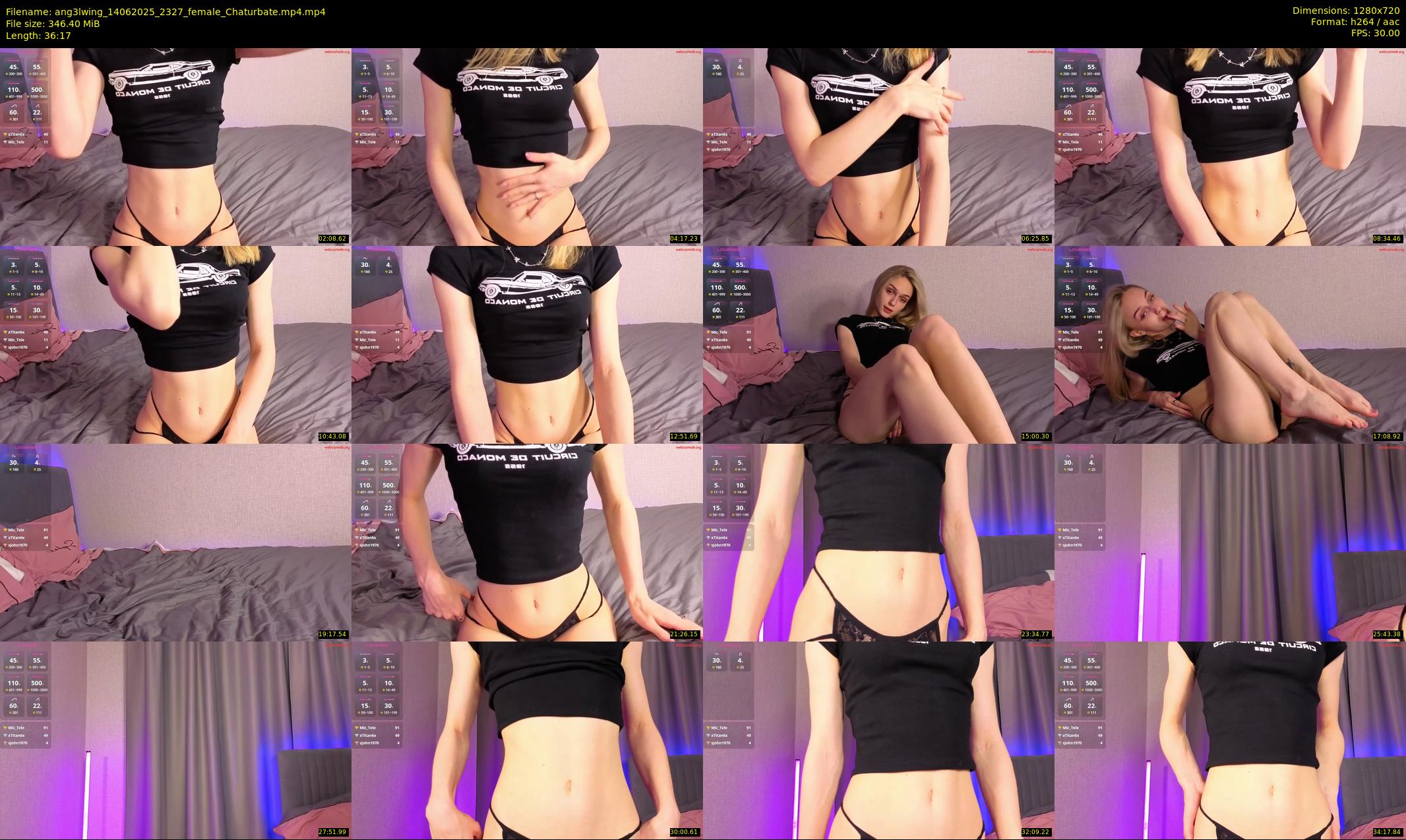 ang3lwing — 37 minute Chaturbate female cam show recording, 720p, Jun 14, 2025