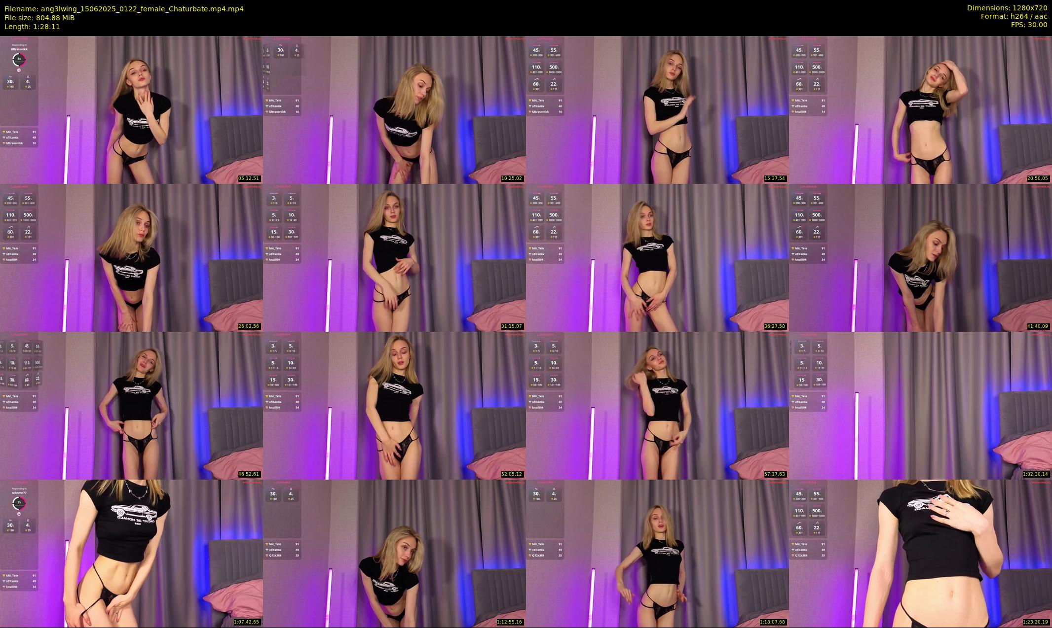 ang3lwing — 89 minute Chaturbate female cam show recording, 720p, Jun 15, 2025