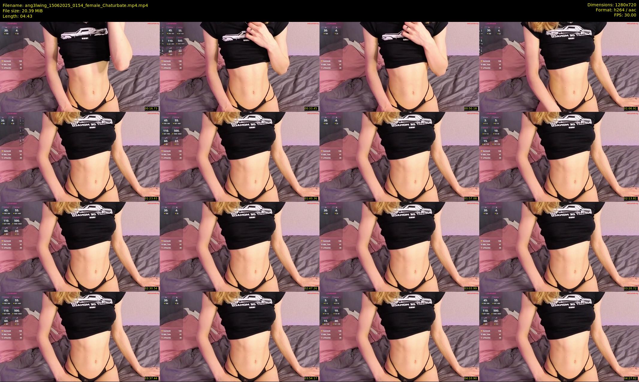 ang3lwing — 5 minute Chaturbate female cam show recording, 720p, Jun 15, 2025