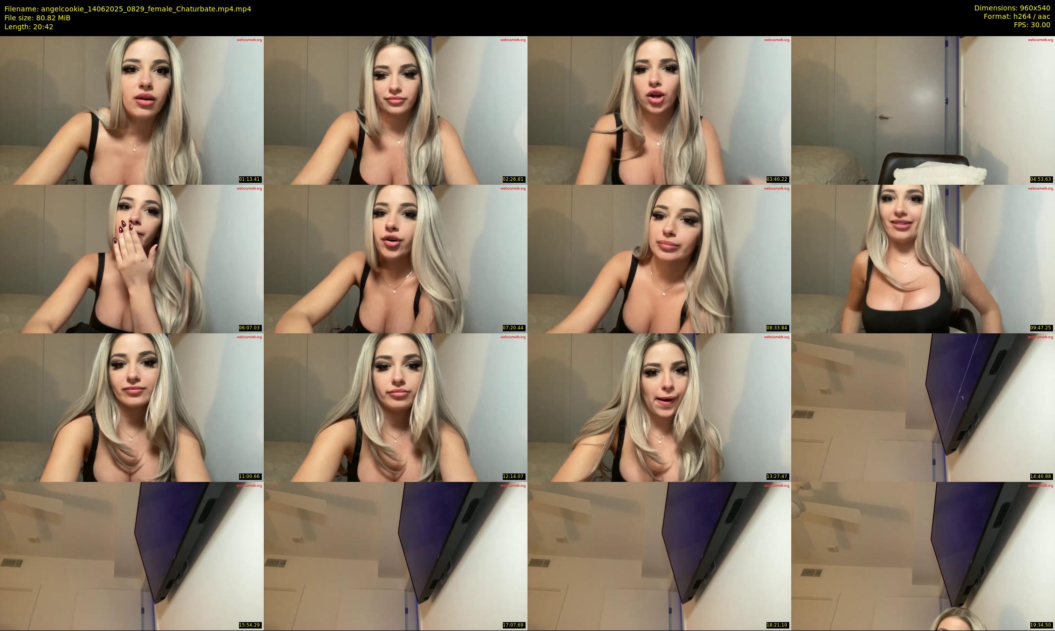 angelcookie — 21 minute Chaturbate female cam show recording, 480p, Jun 14, 2025