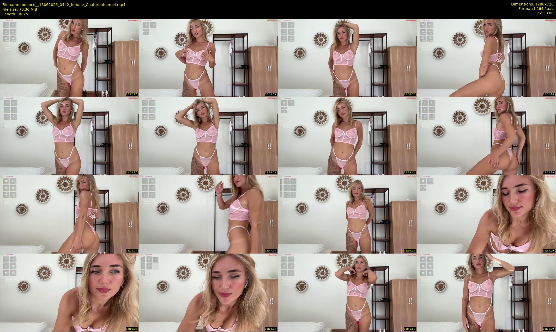 beanco_ — 7 minute Chaturbate female cam show recording, 720p, Jun 15, 2025