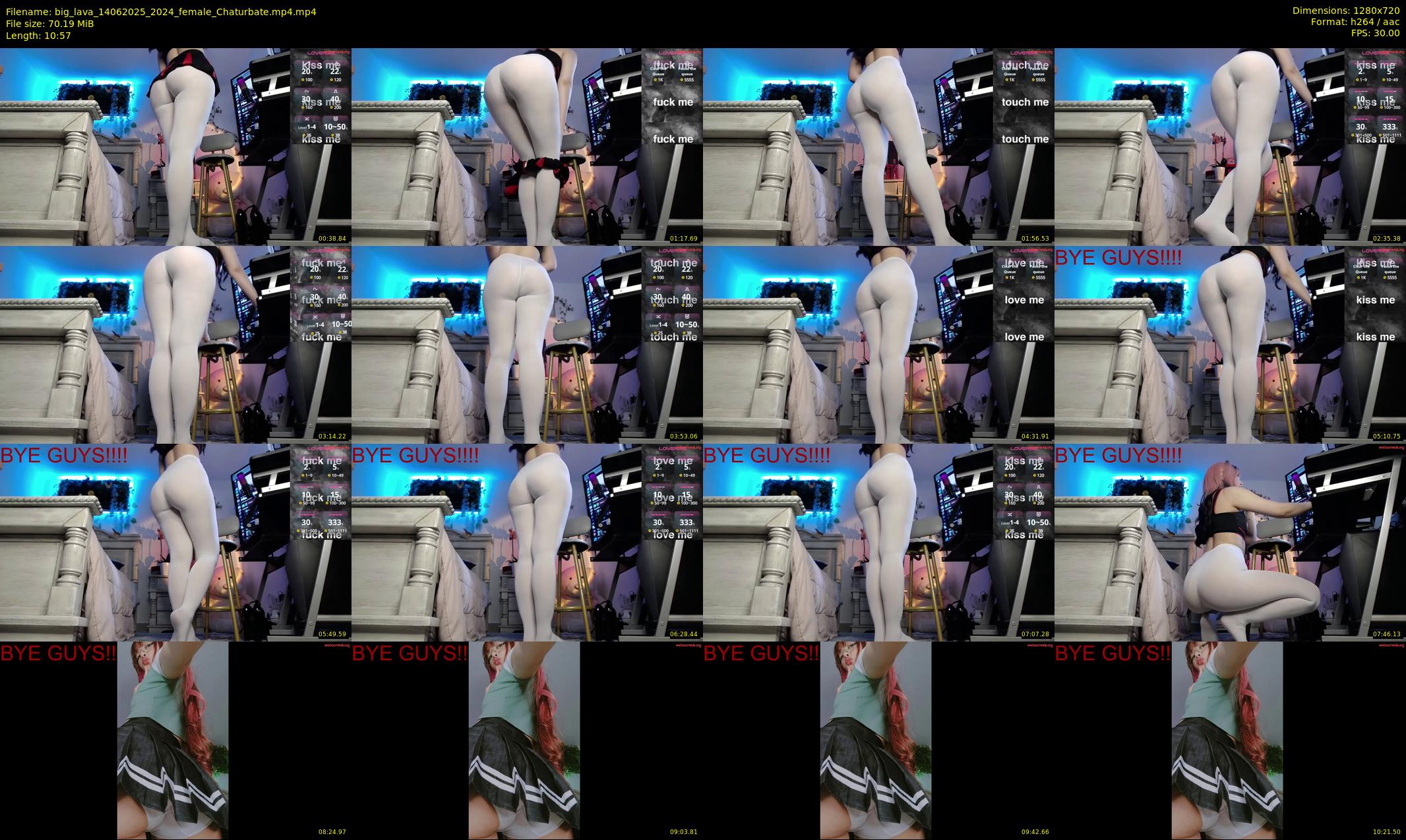 big_lava — 11 minute Chaturbate female cam show recording, 720p, Jun 14, 2025
