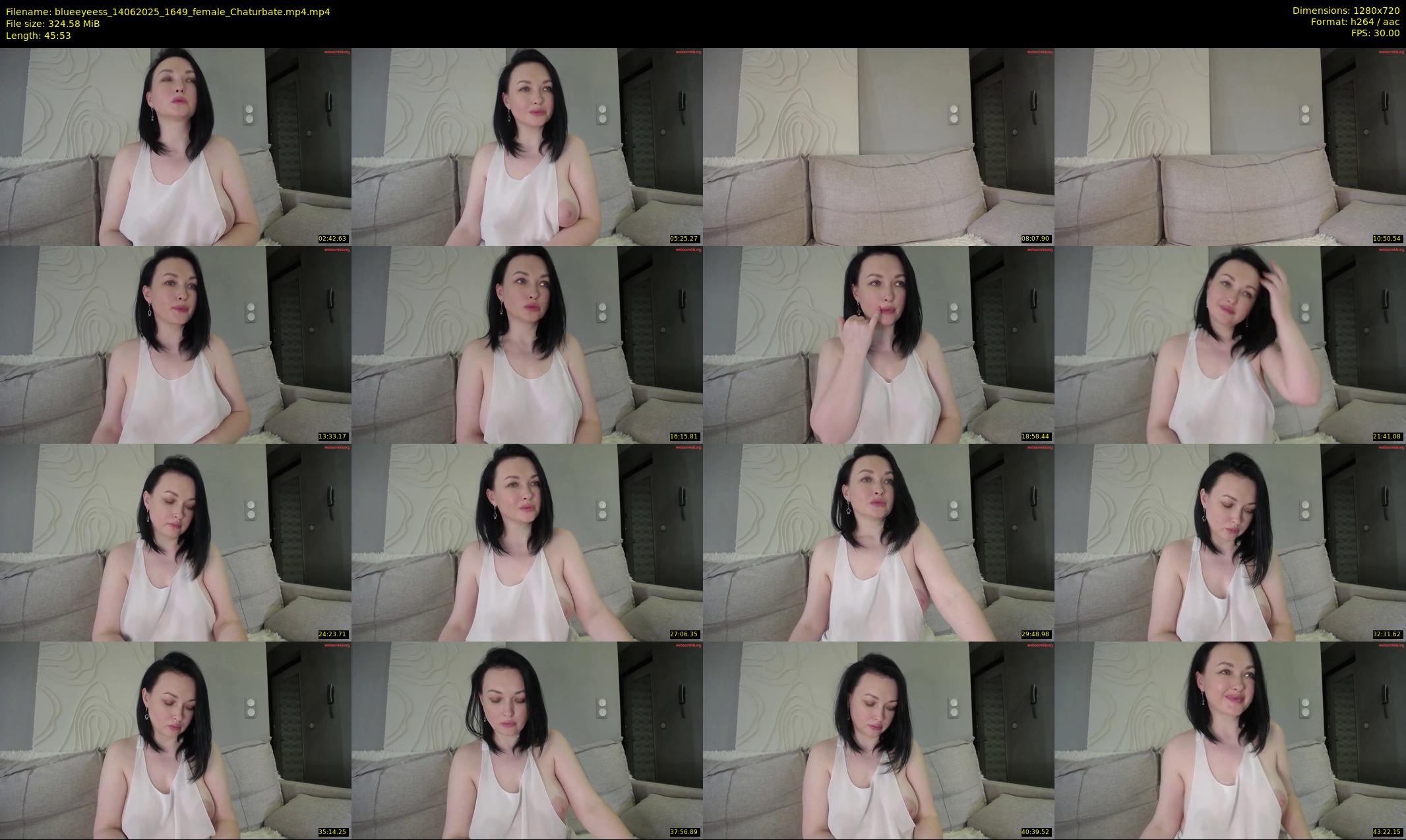 blueeyeess — 46 minute Chaturbate female cam show recording, 720p, Jun 14, 2025