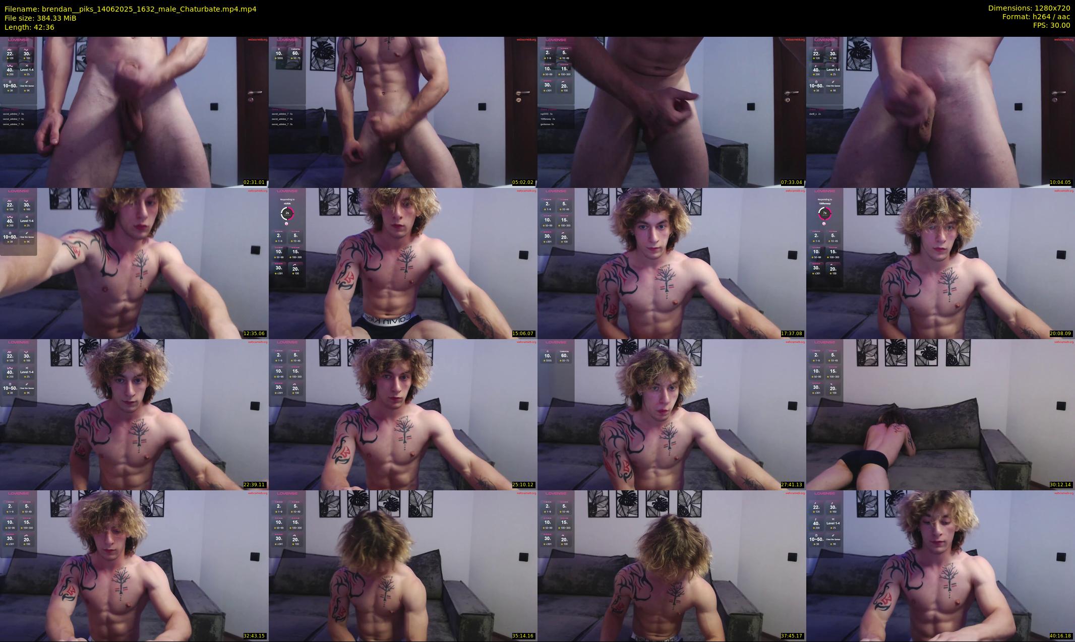 brendan__piks — 43 minute Chaturbate male cam show recording, 720p, Jun 14, 2025