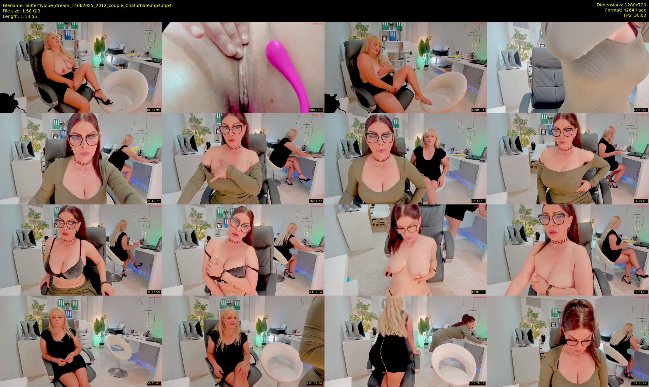 butterflyblue_dream — 74 minute Chaturbate couple cam show recording, 720p, Jun 14, 2025