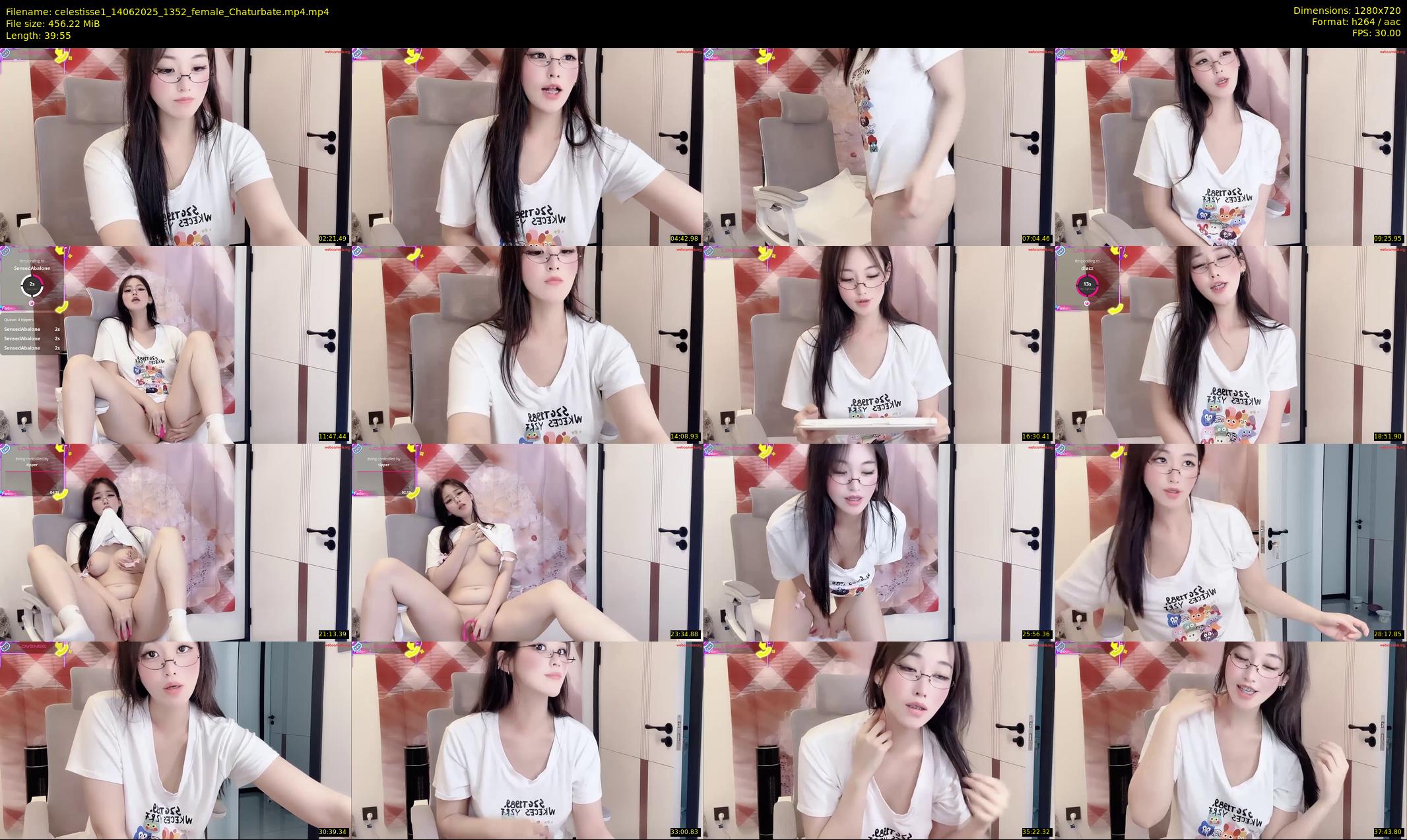 celestisse1 — 40 minute Chaturbate female cam show recording, 720p, Jun 14, 2025