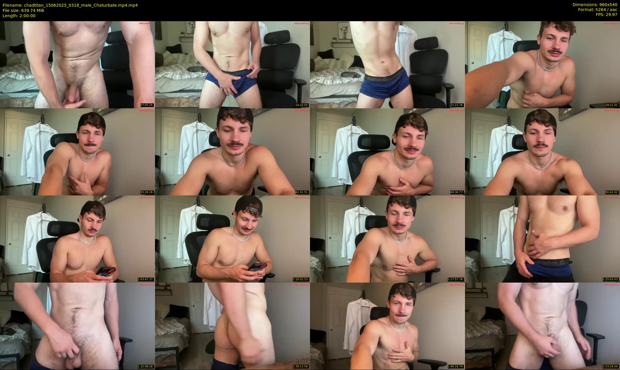 chadtitan — 120 minute Chaturbate male cam show recording, 480p, Jun 15, 2025