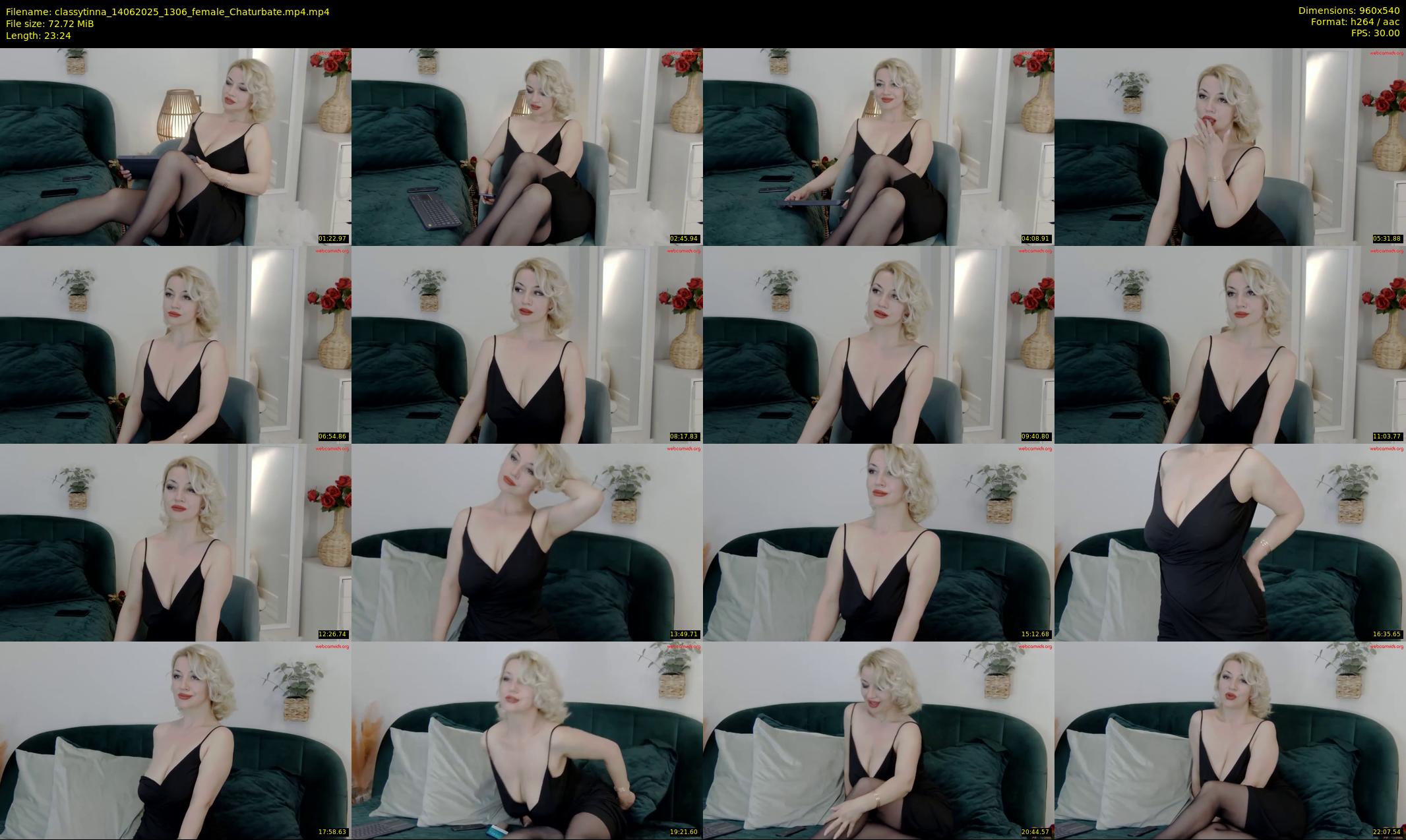 classytinna — 24 minute Chaturbate female cam show recording, 480p, Jun 14, 2025