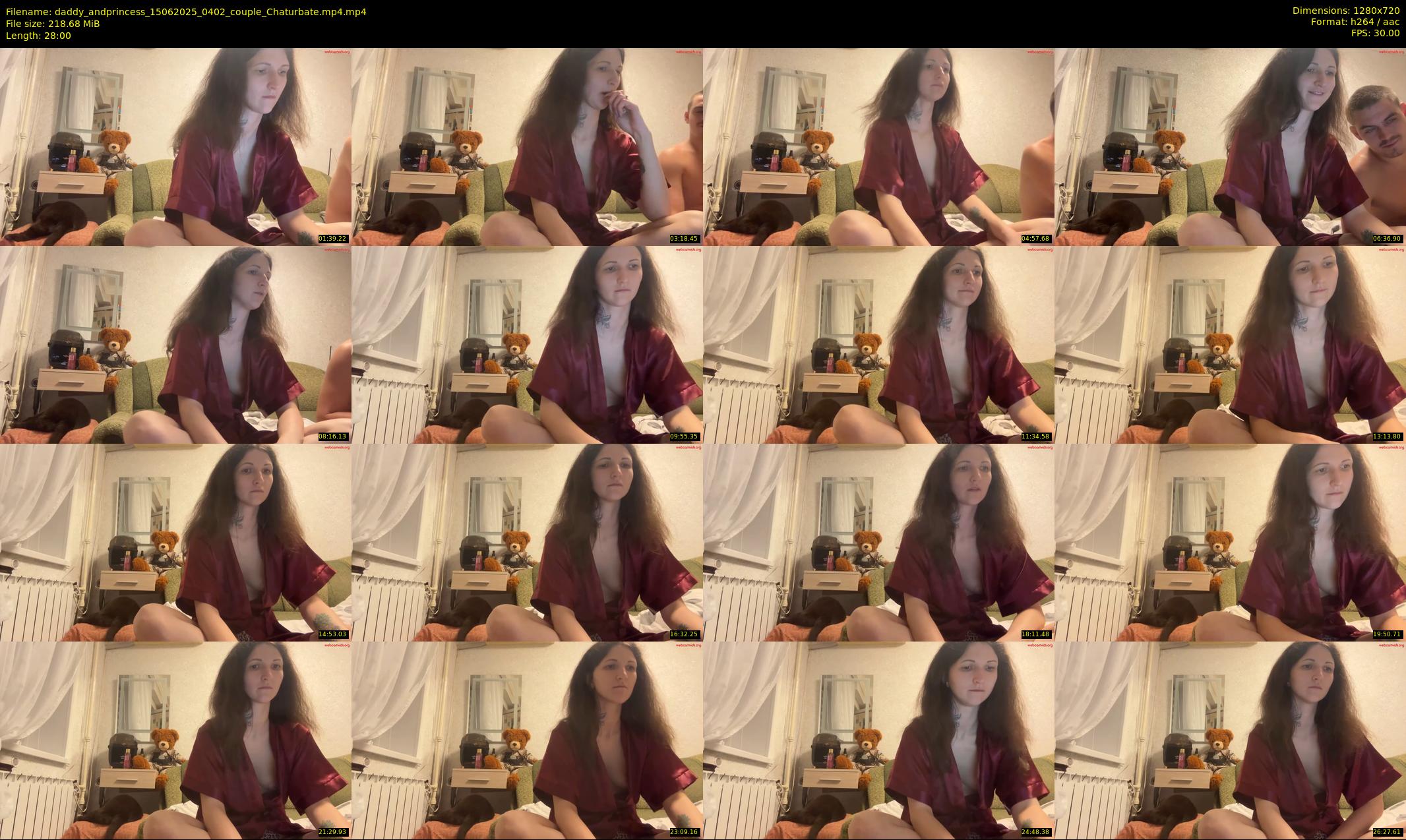 daddy_andprincess — 28 minute Chaturbate couple cam show recording, 720p, Jun 15, 2025
