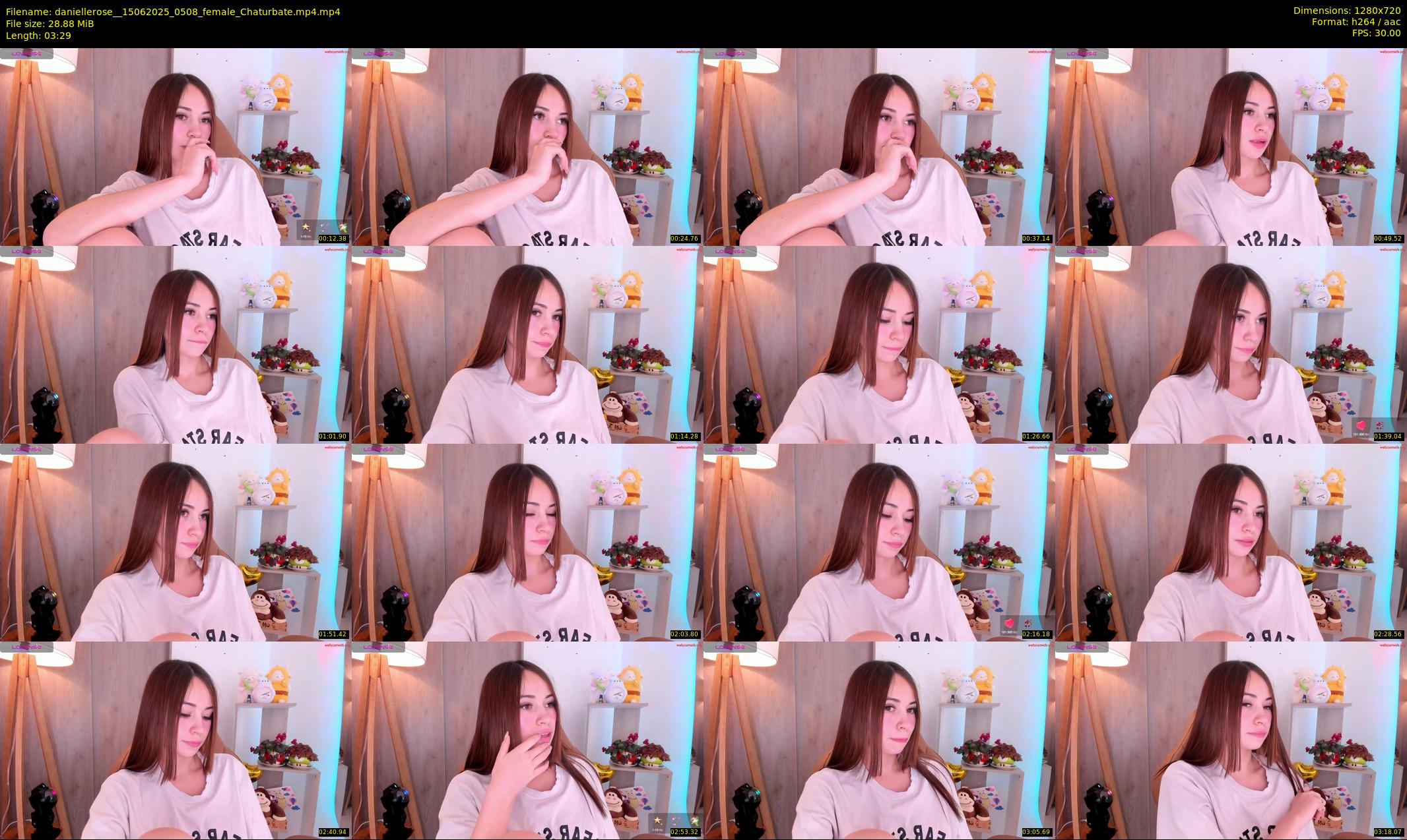 daniellerose_ — 4 minute Chaturbate female cam show recording, 720p, Jun 15, 2025
