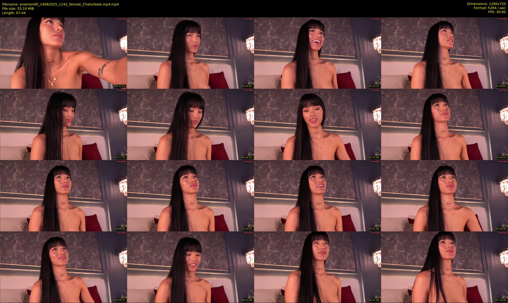 evamoretti — 8 minute Chaturbate female cam show recording, 720p, Jun 14, 2025