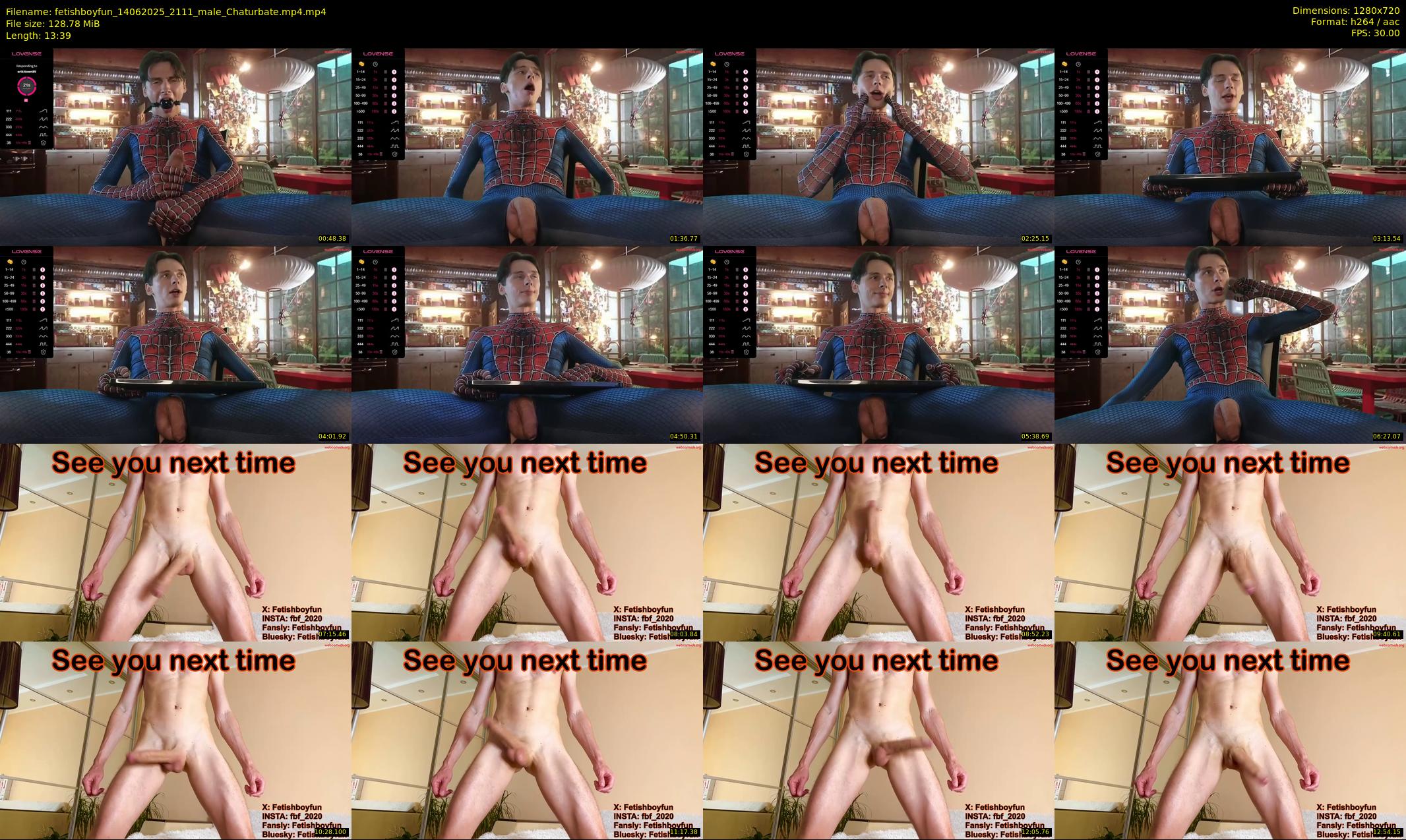 fetishboyfun — 14 minute Chaturbate male cam show recording, 720p, Jun 14, 2025