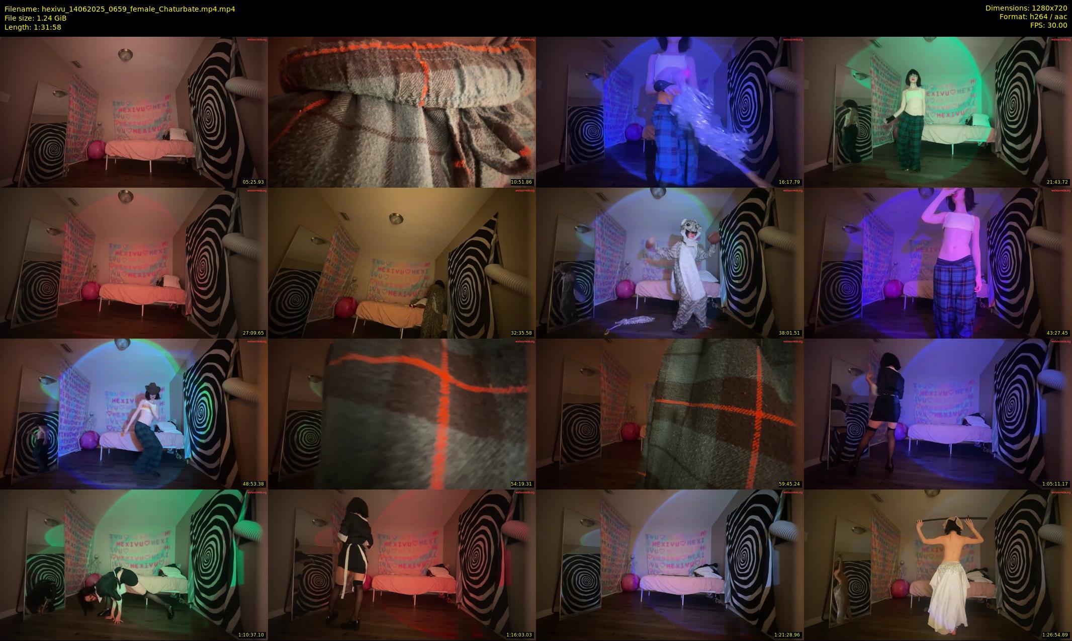 hexivu — 92 minute Chaturbate female cam show recording, 720p, Jun 14, 2025