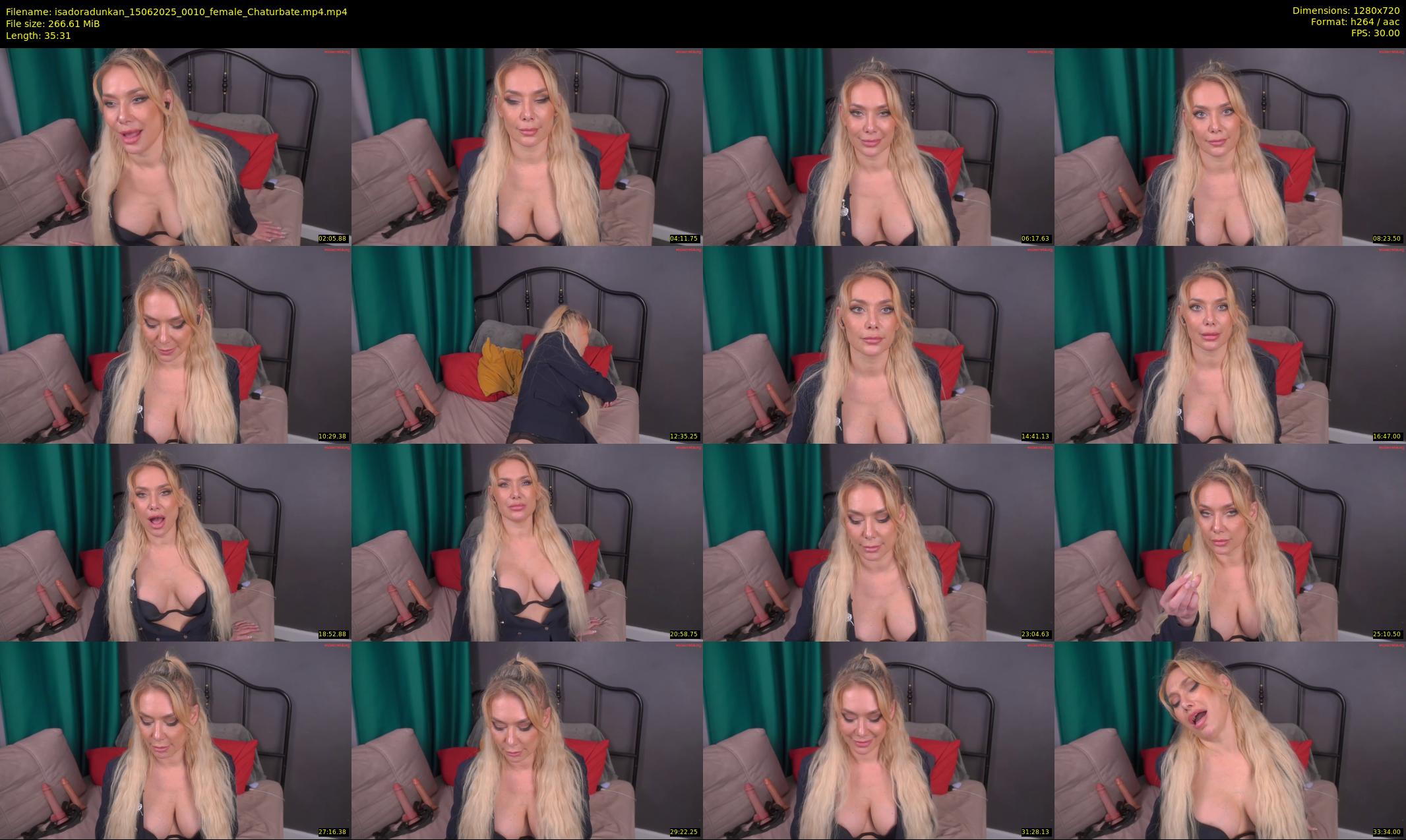 isadoradunkan — 36 minute Chaturbate female cam show recording, 720p, Jun 15, 2025