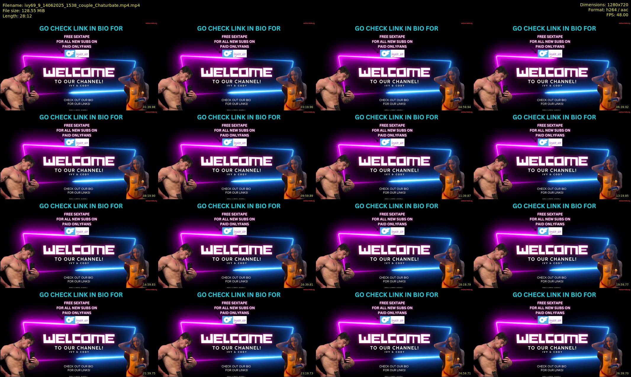 ivy69_9 — 29 minute Chaturbate couple cam show recording, 720p, Jun 14, 2025