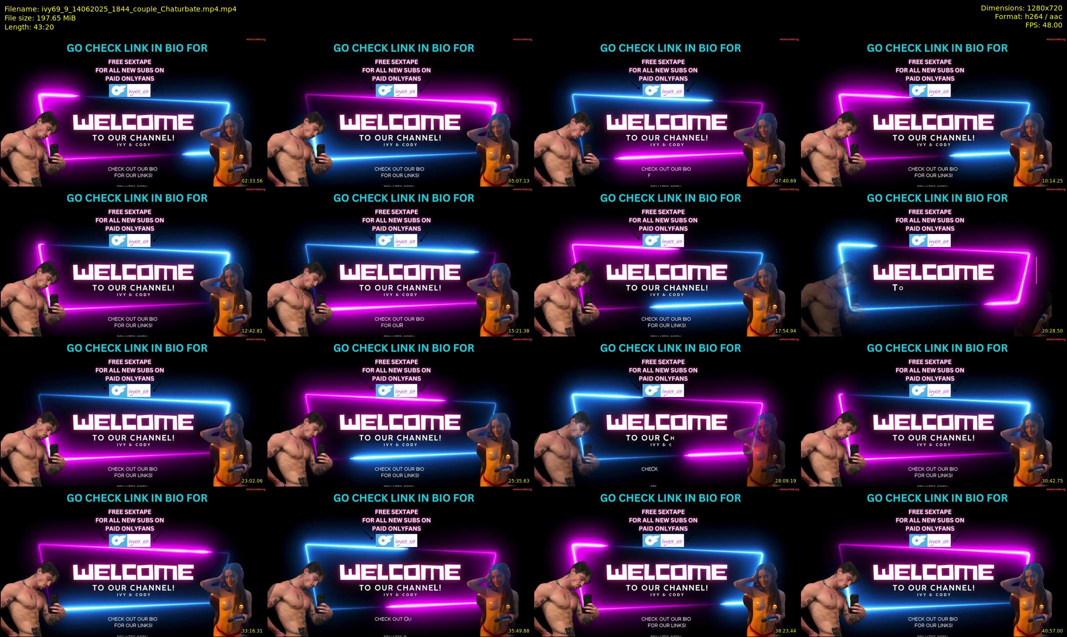 ivy69_9 — 44 minute Chaturbate couple cam show recording, 720p, Jun 14, 2025