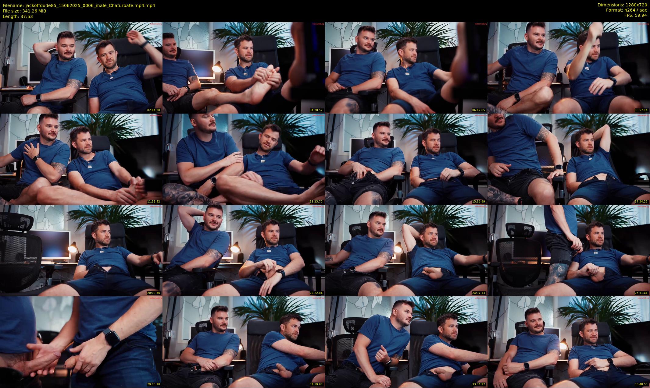jackoffdude85 — 38 minute Chaturbate male cam show recording, 720p, Jun 15, 2025