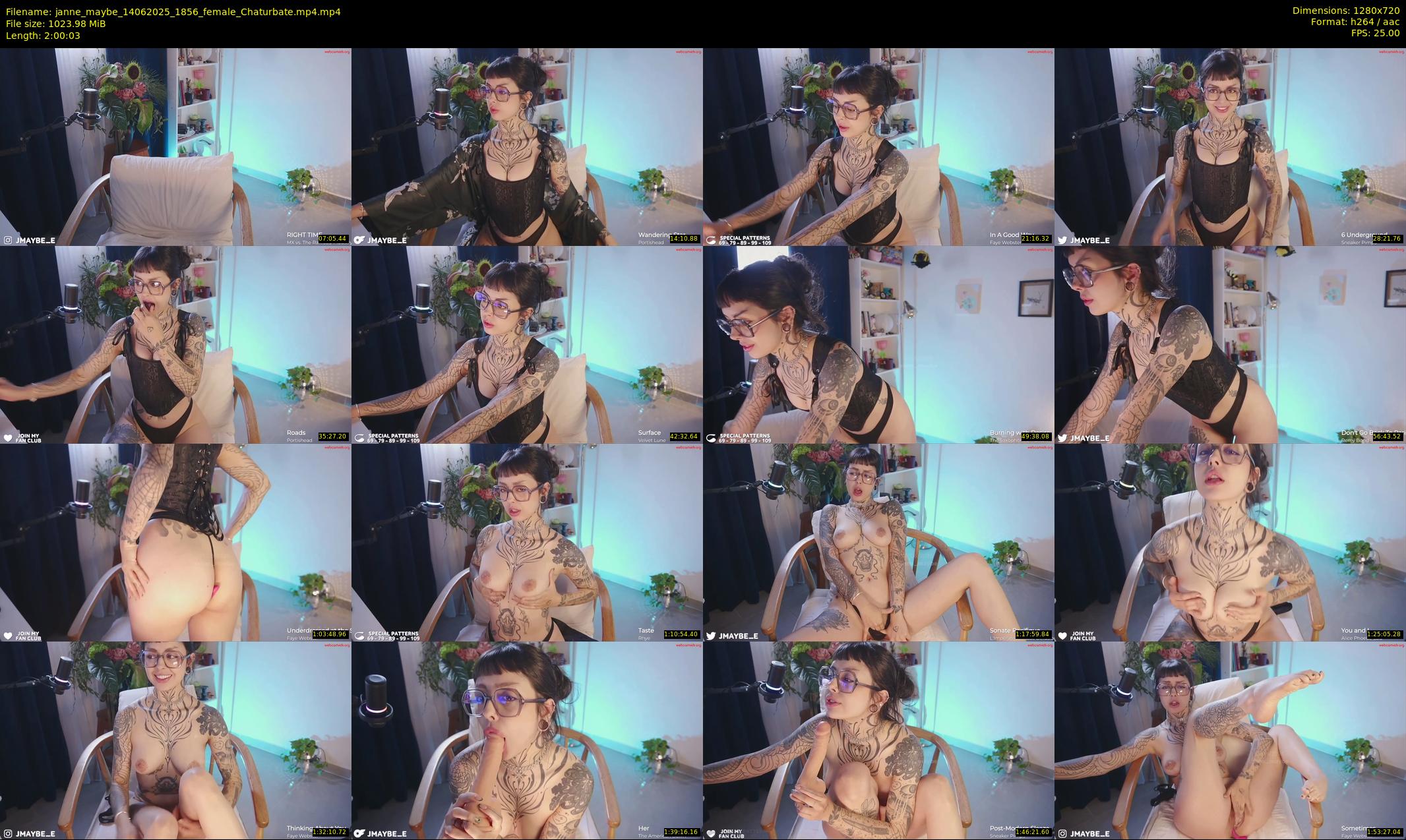 janne_maybe — 121 minute Chaturbate female cam show recording, 720p, Jun 14, 2025