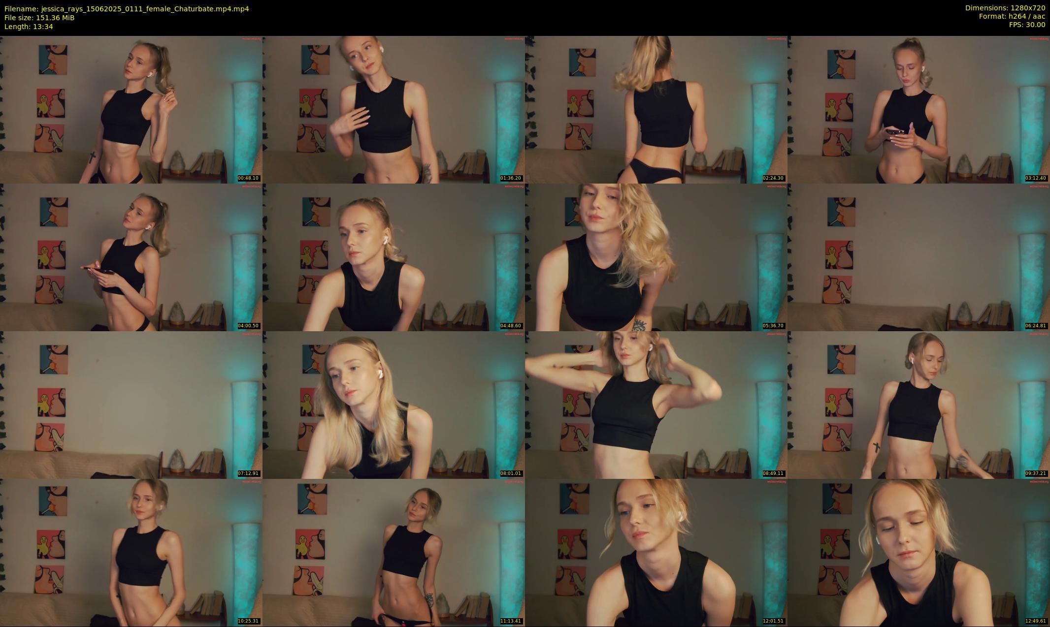 jessica_rays — 14 minute Chaturbate couple cam show recording, 720p, Jun 15, 2025