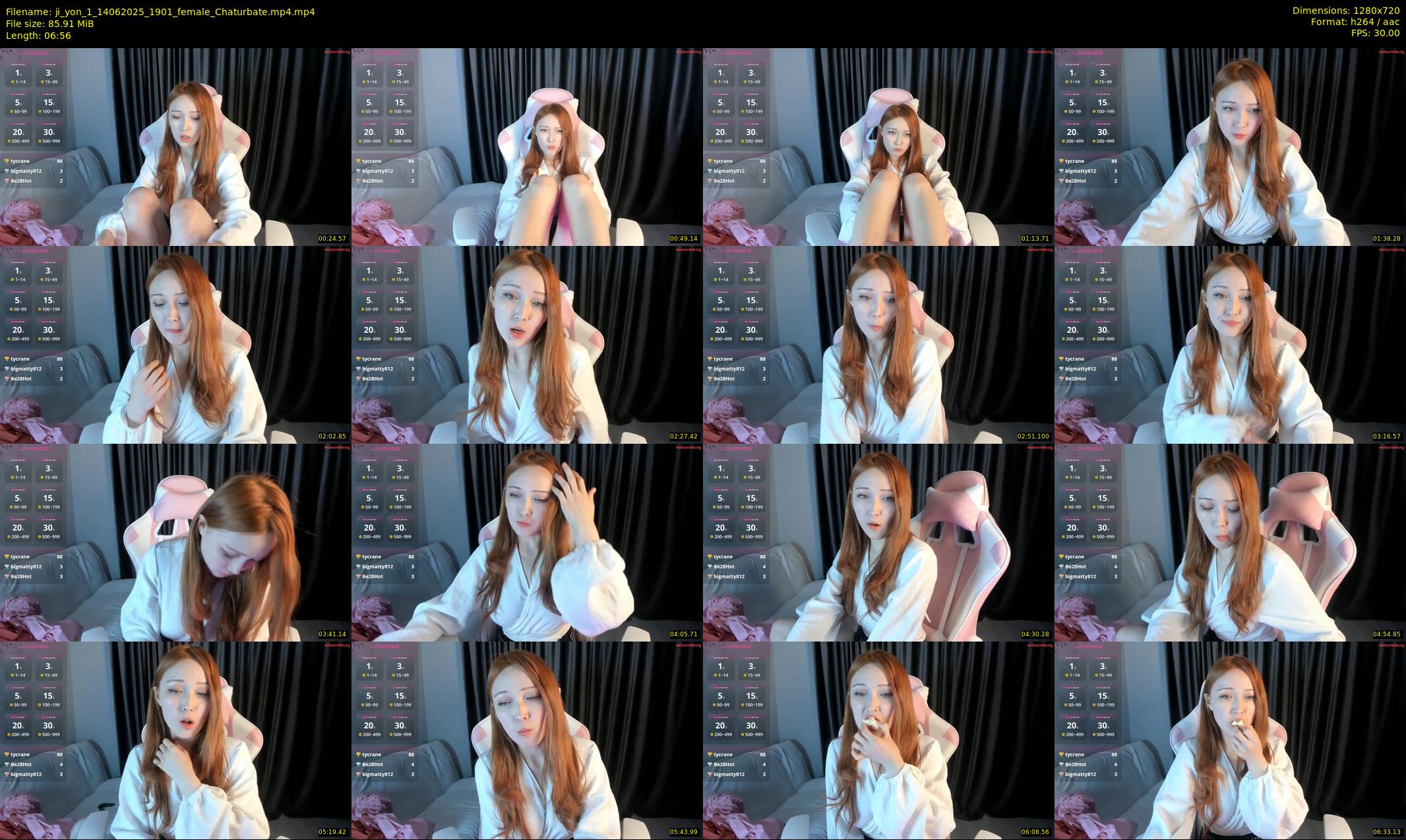 ji_yon_1 — 7 minute Chaturbate female cam show recording, 720p, Jun 14, 2025