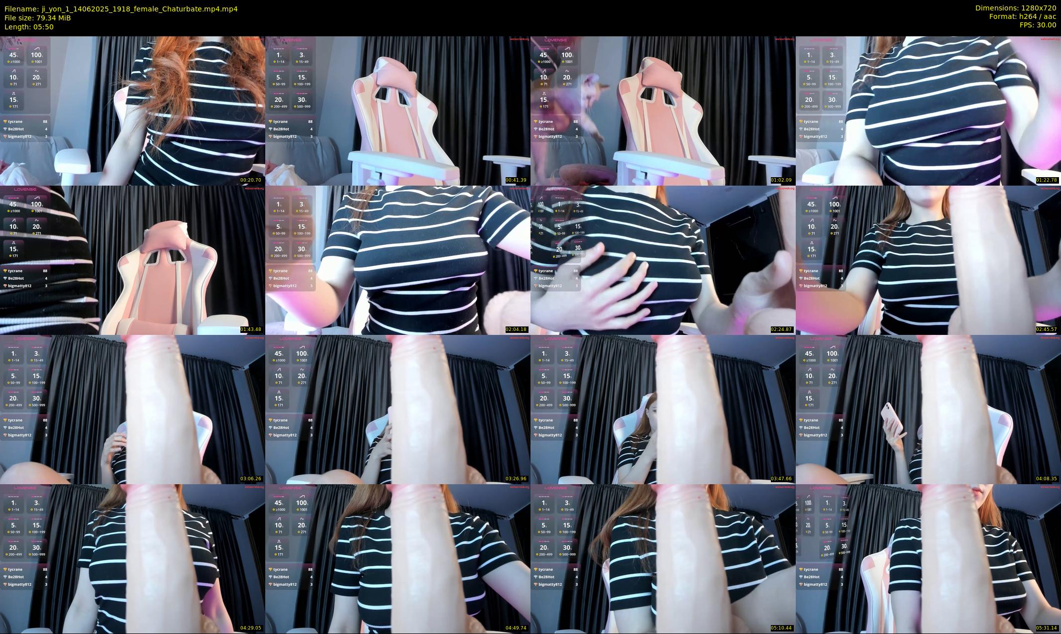 ji_yon_1 — 6 minute Chaturbate female cam show recording, 720p, Jun 14, 2025