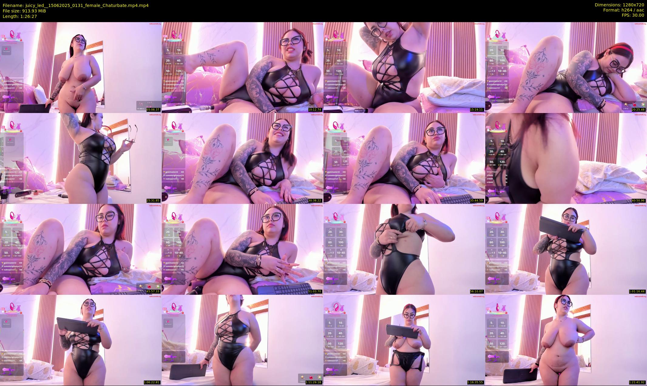 juicy_led_ — 87 minute Chaturbate female cam show recording, 720p, Jun 15, 2025