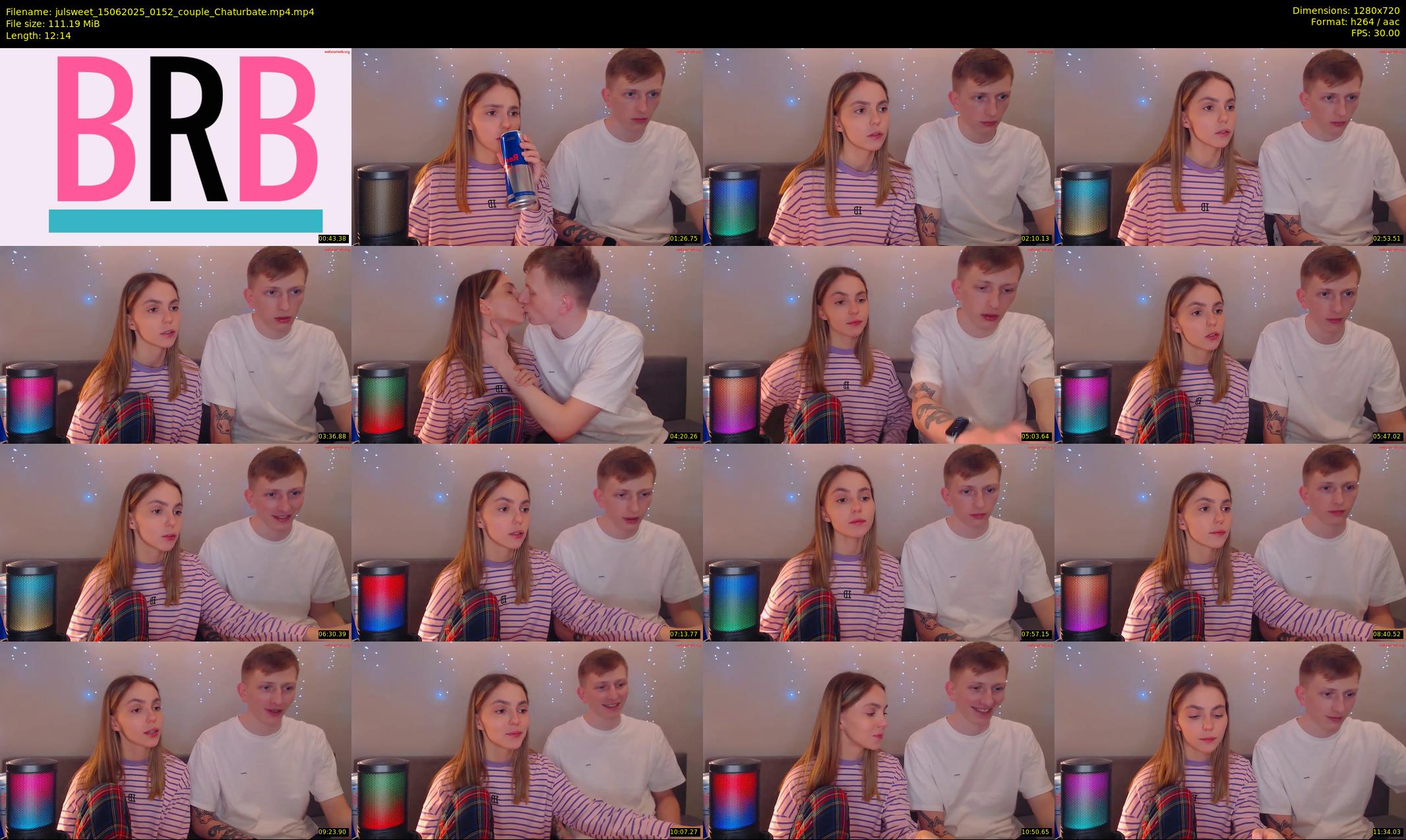 julsweet — 13 minute Chaturbate male cam show recording, 720p, Jun 15, 2025