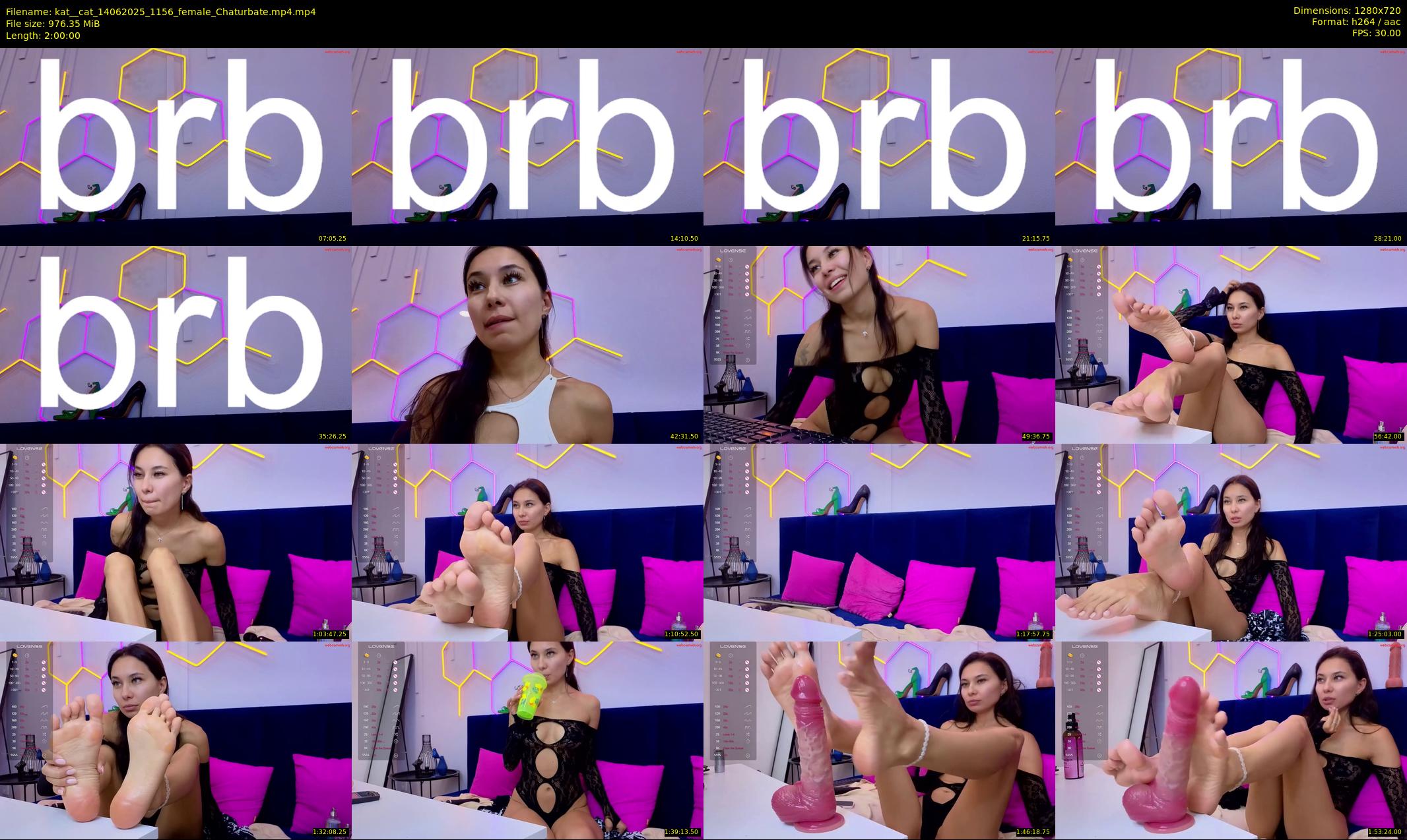 kat__cat — 120 minute Chaturbate female cam show recording, 720p, Jun 14, 2025