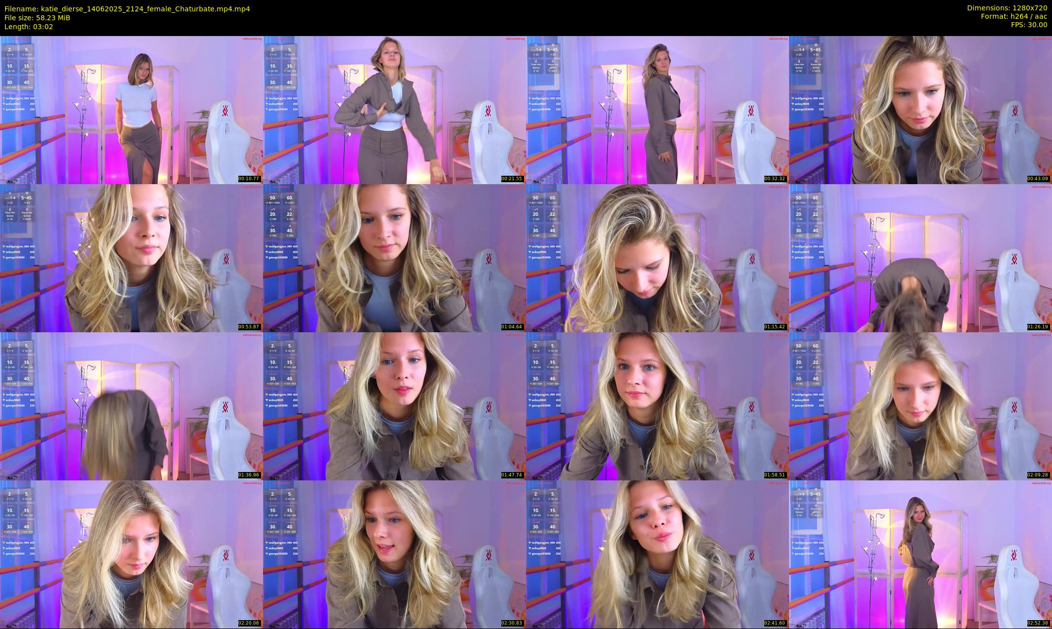 katie_dierse — 4 minute Chaturbate female cam show recording, 720p, Jun 14, 2025
