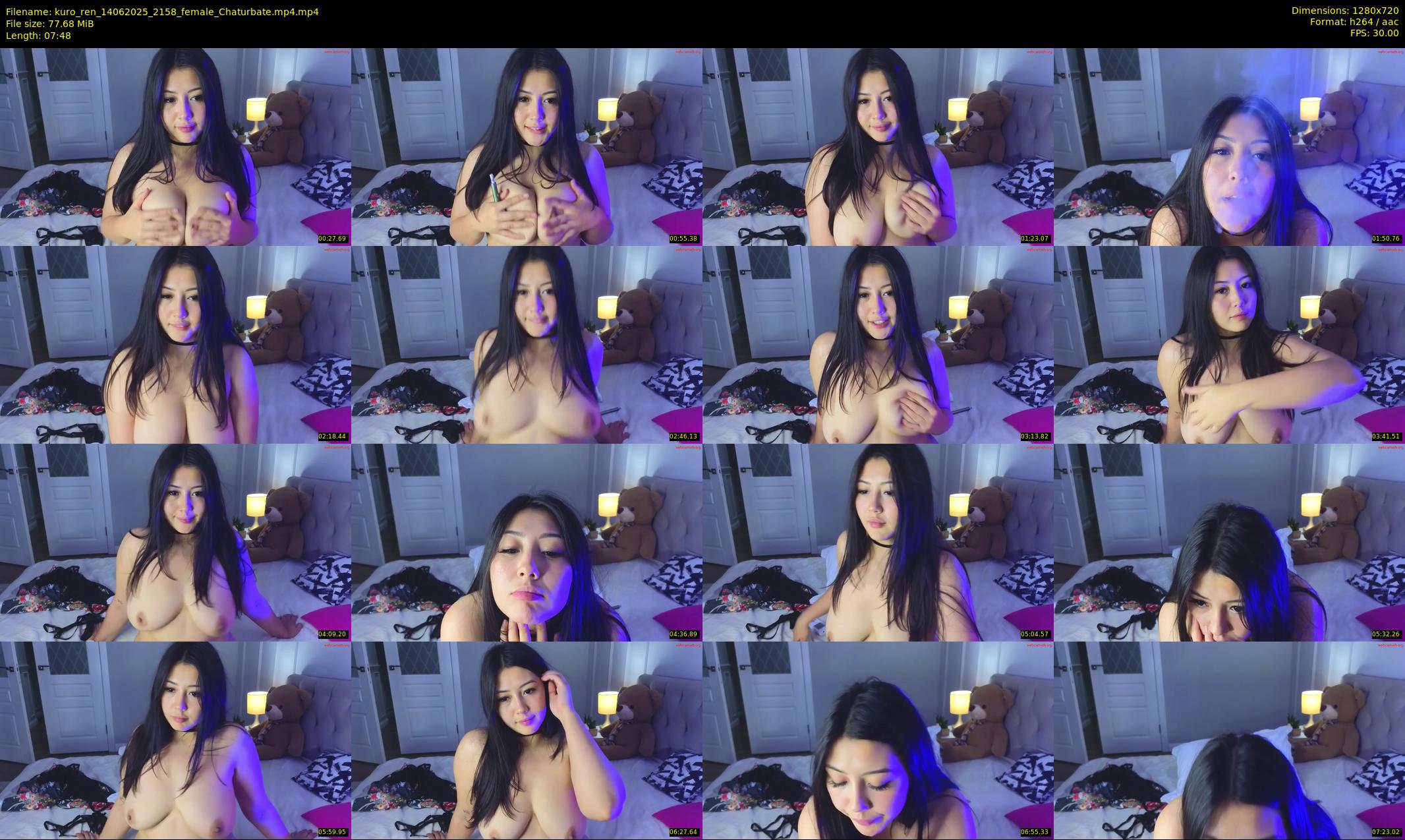 kuro_ren — 8 minute Chaturbate female cam show recording, 720p, Jun 14, 2025