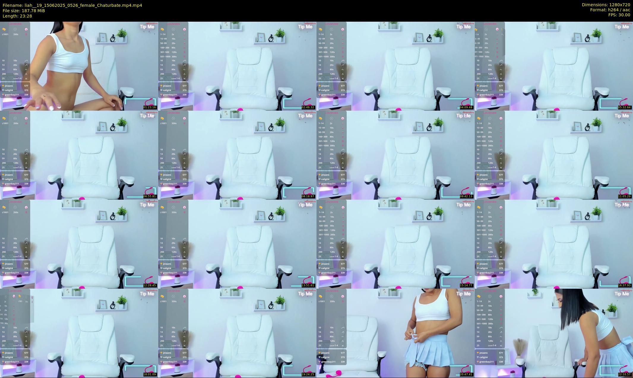 liah__19 — 24 minute Chaturbate female cam show recording, 720p, Jun 15, 2025