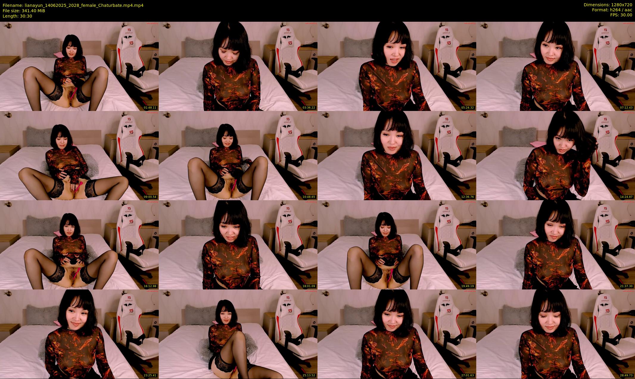 lianayun — 31 minute Chaturbate female cam show recording, 720p, Jun 14, 2025