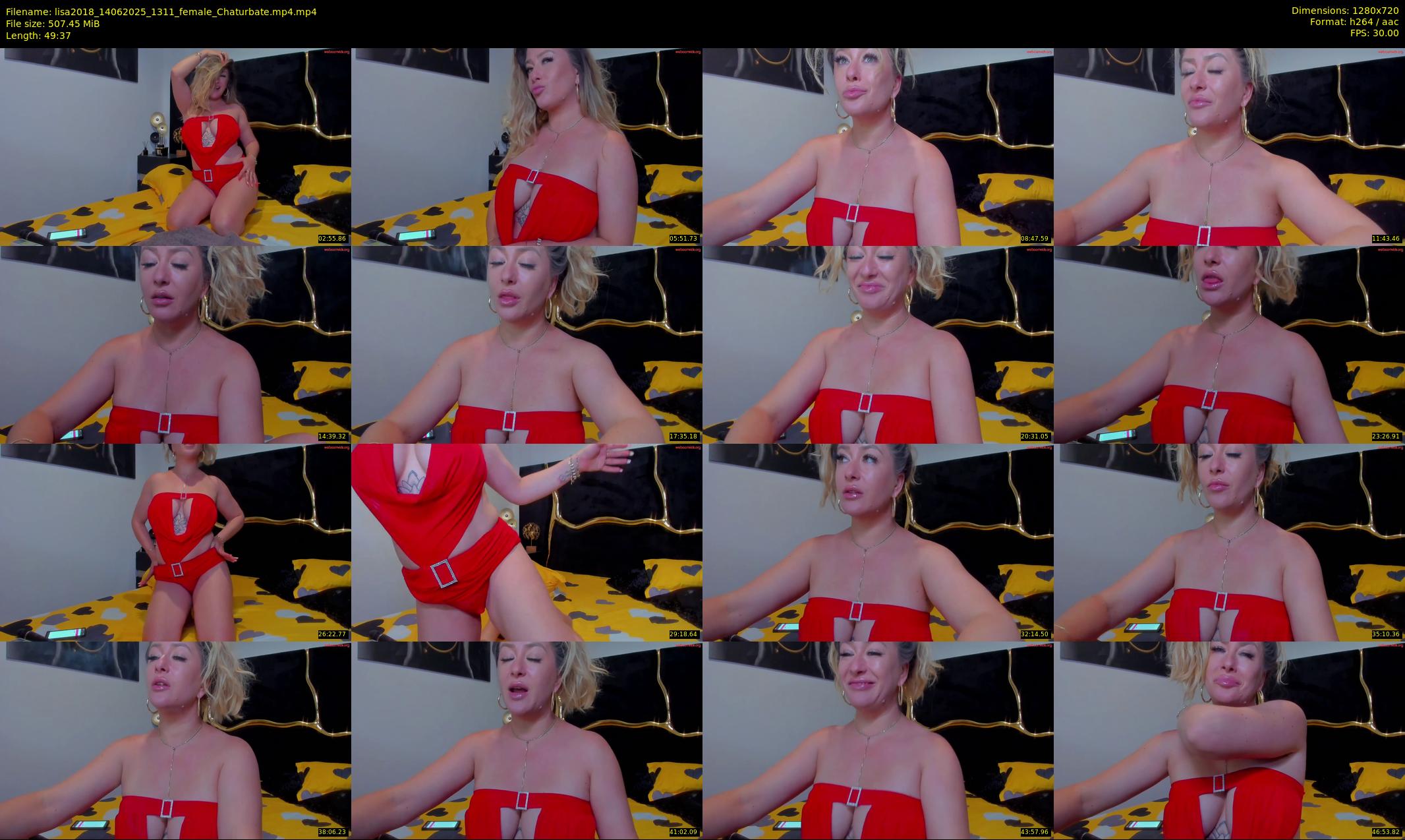 lisa2018 — 50 minute Chaturbate female cam show recording, 720p, Jun 14, 2025