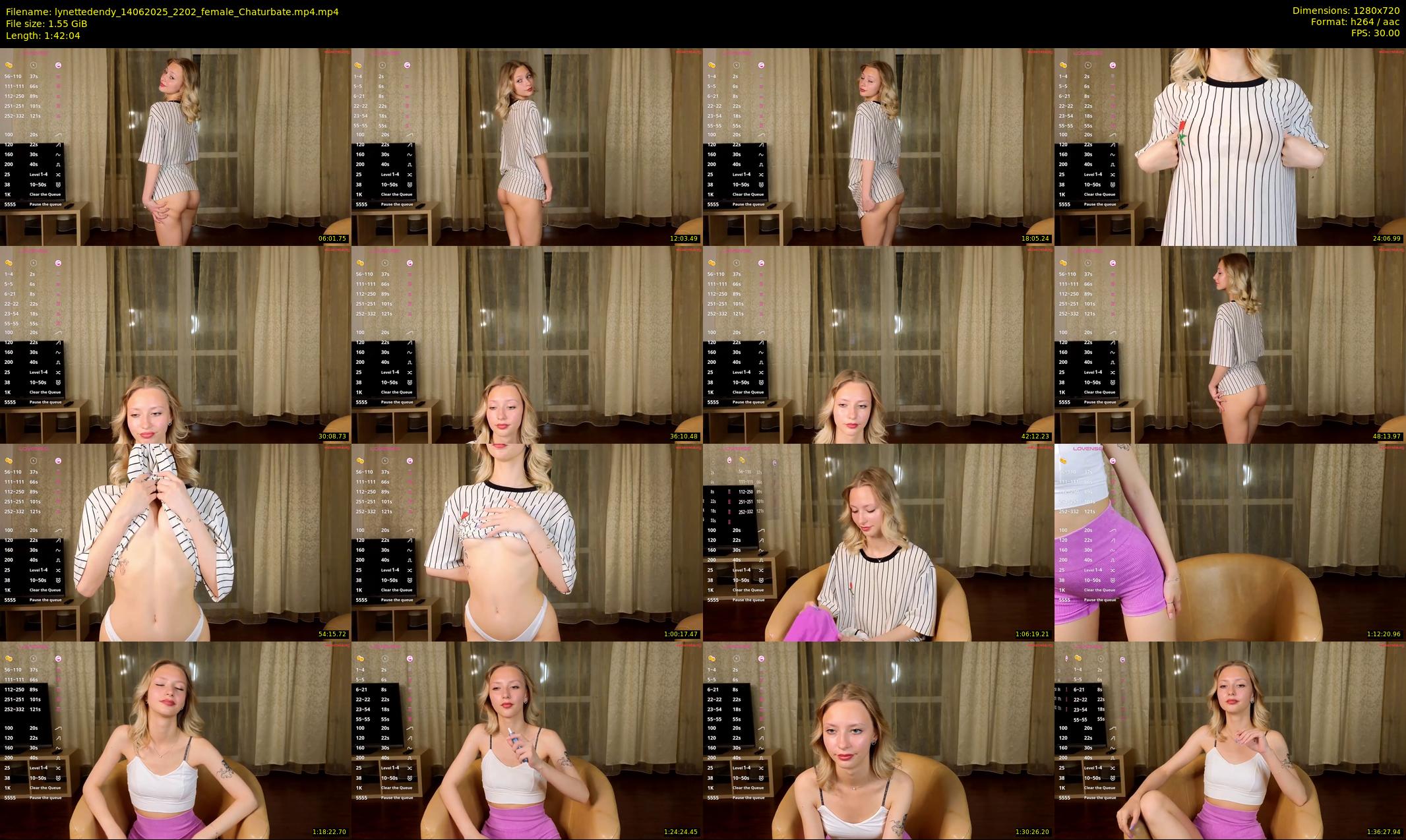 lynettedendy — 103 minute Chaturbate female cam show recording, 720p, Jun 14, 2025