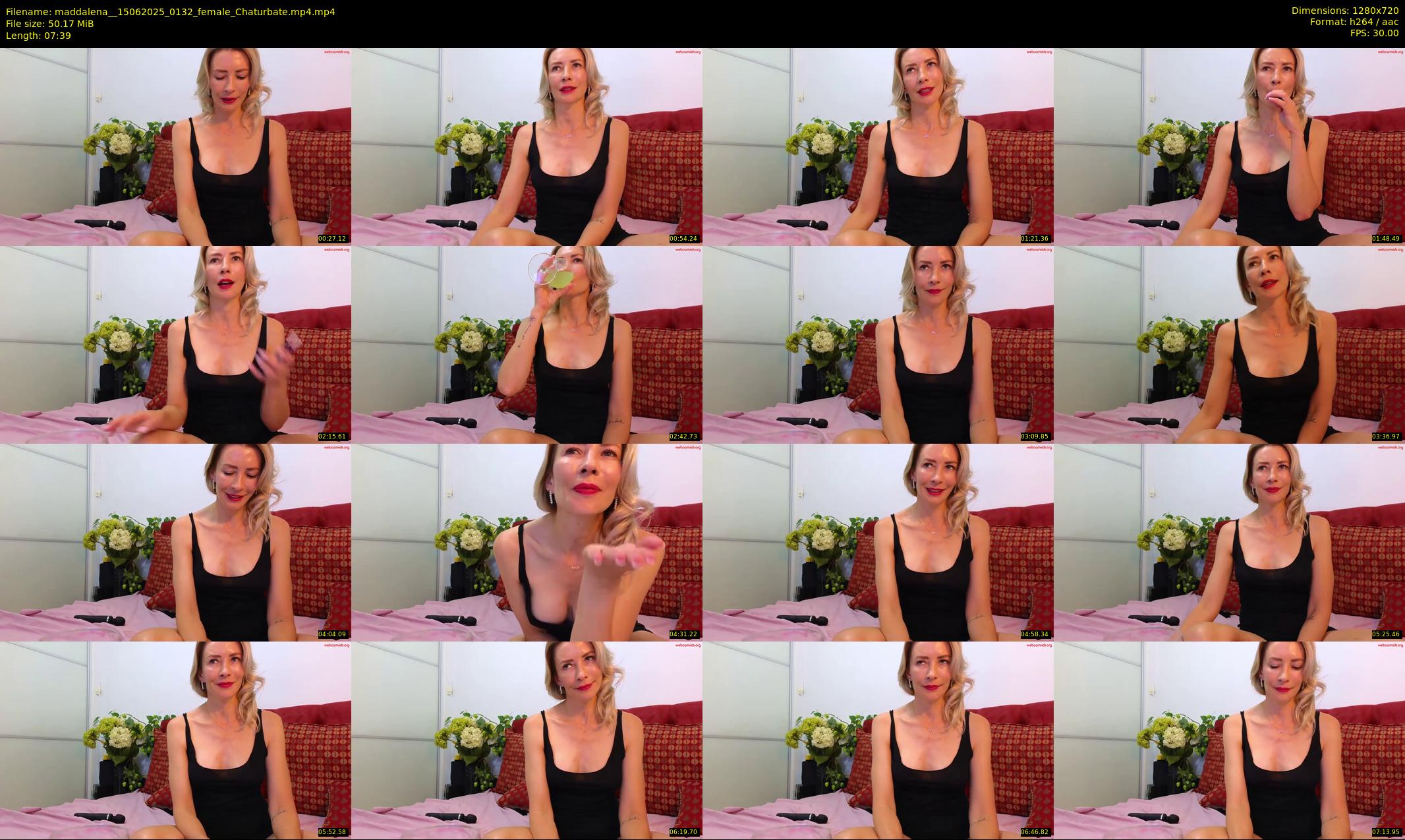 maddalena_ — 8 minute Chaturbate female cam show recording, 720p, Jun 15, 2025