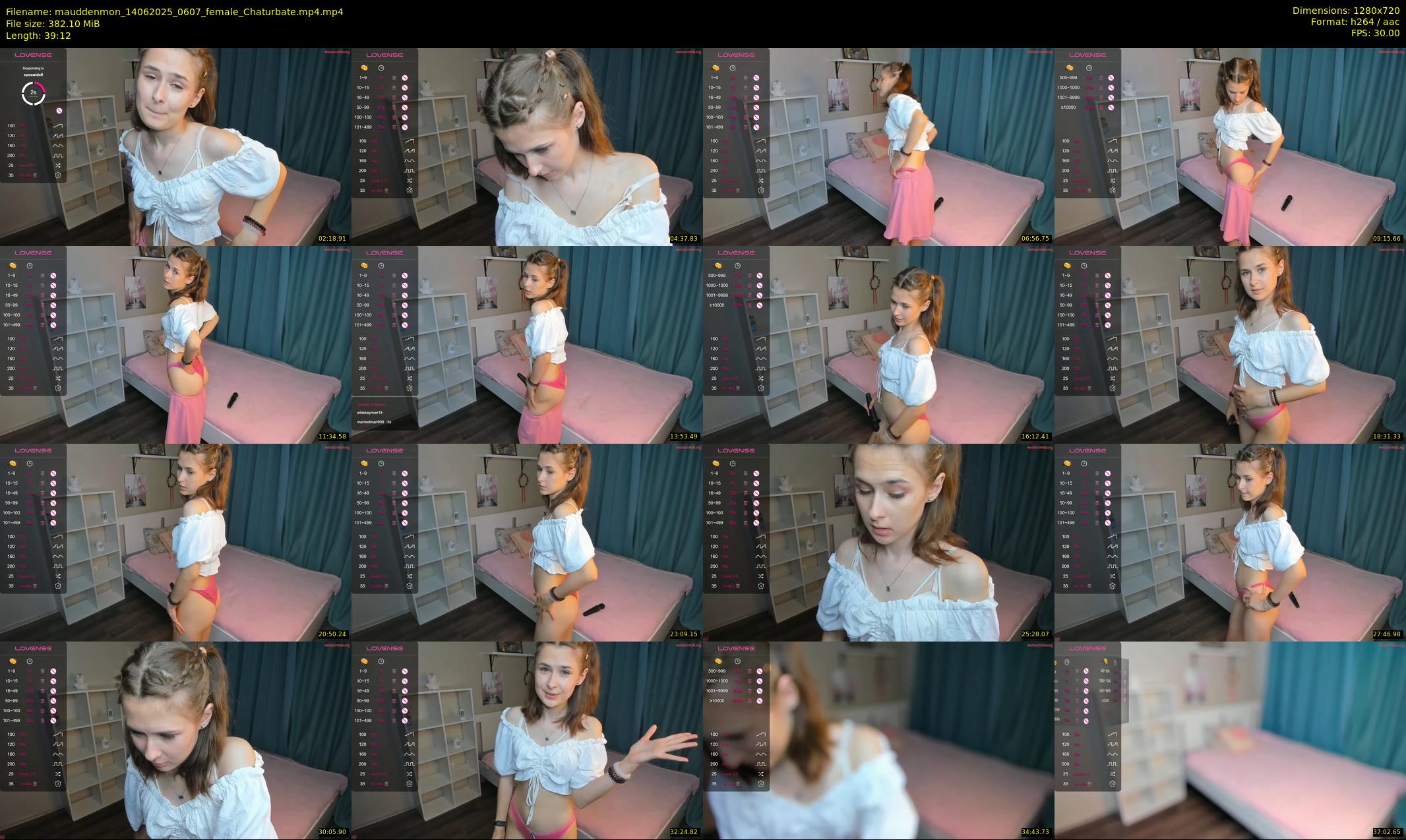 mauddenmon — 40 minute Chaturbate female cam show recording, 720p, Jun 14, 2025