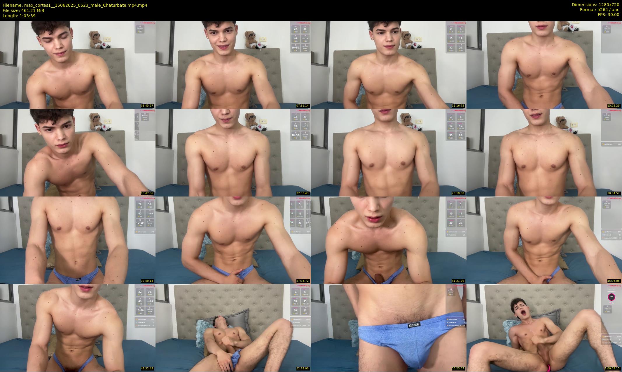 max_cortes1_ — 64 minute Chaturbate male cam show recording, 720p, Jun 15, 2025