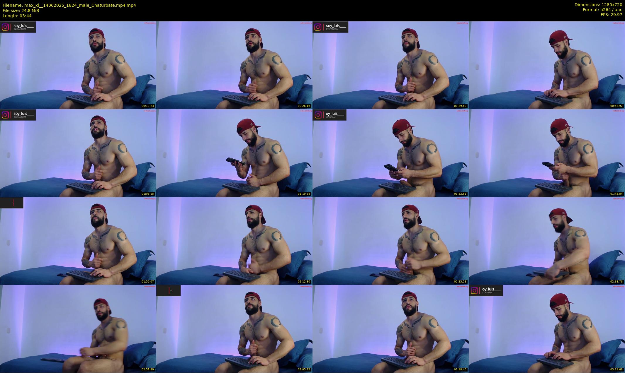 max_xl_ — 4 minute Chaturbate male cam show recording, 720p, Jun 14, 2025