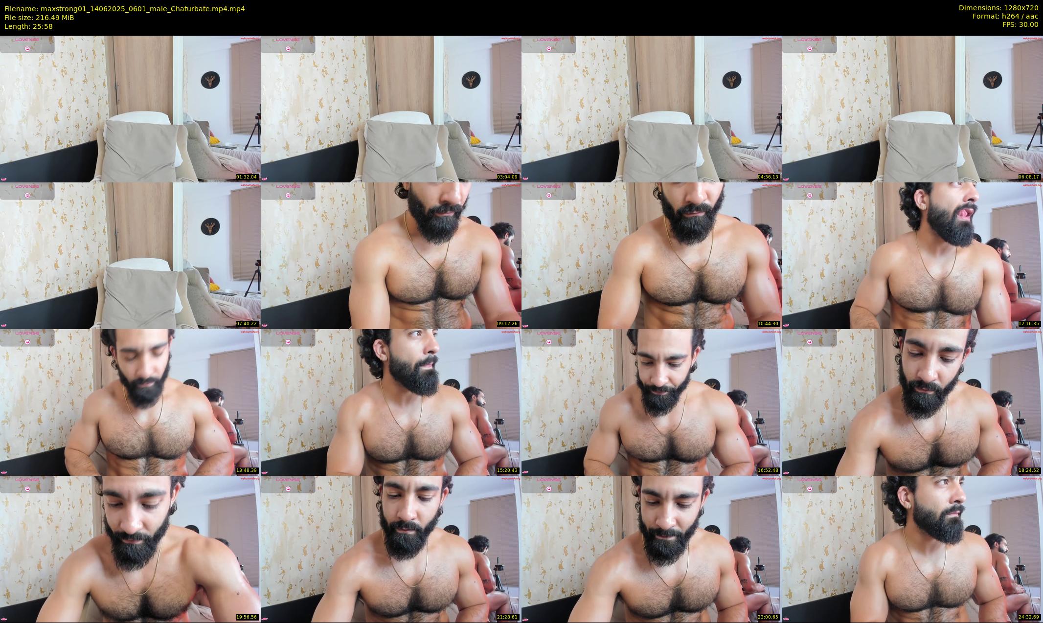 maxstrong01 — 26 minute Chaturbate male cam show recording, 720p, Jun 14, 2025