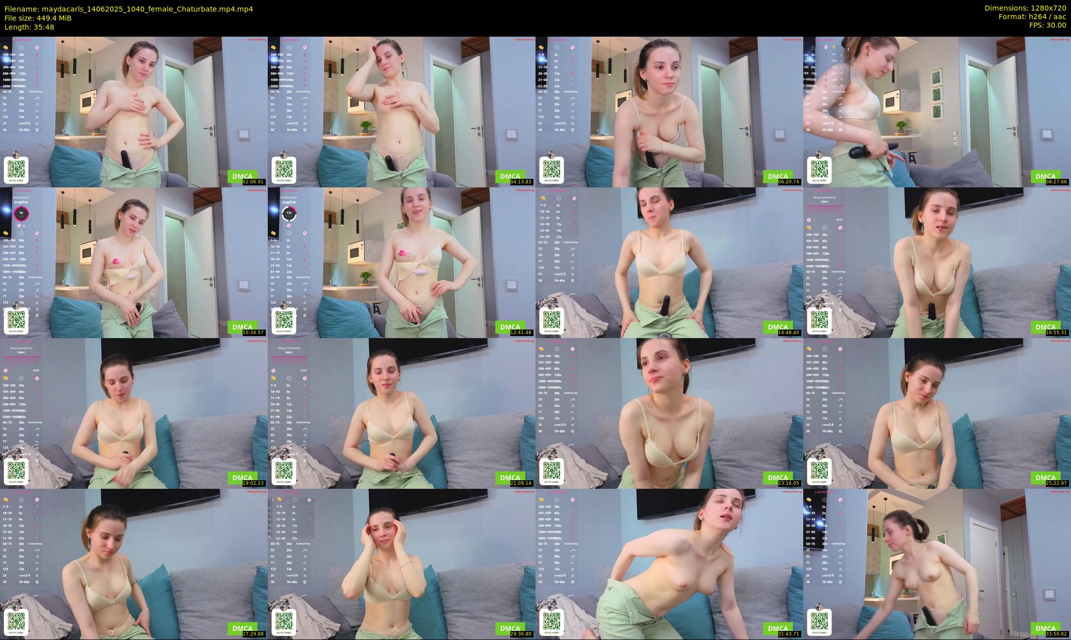 maydacarls — 36 minute Chaturbate female cam show recording, 720p, Jun 14, 2025